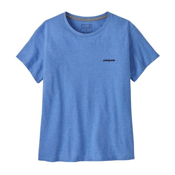 Patagonia | T-shirt P-6 Logo Responsibili Donna Abundant Blue - Fabbrica Ski Sises