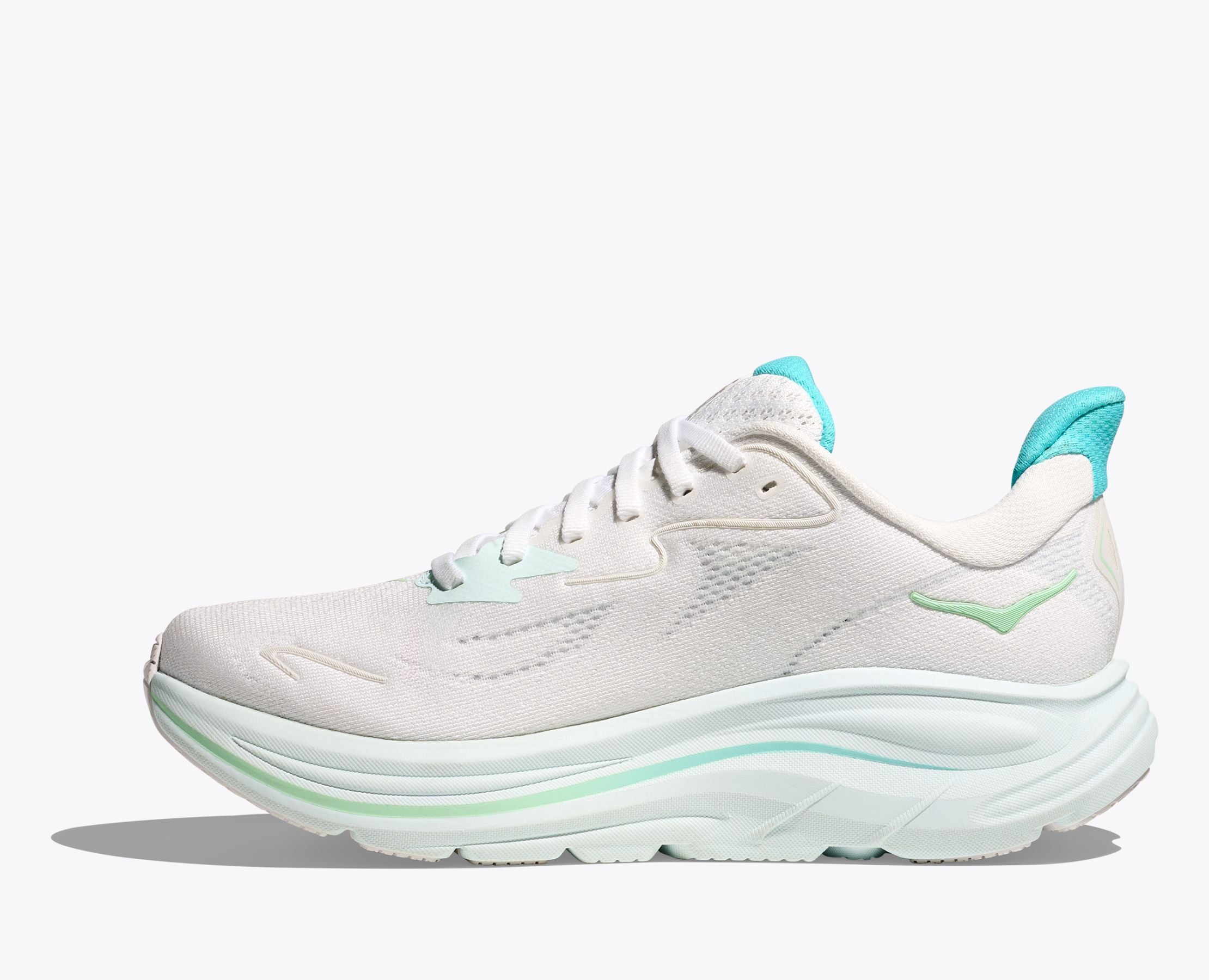 Zapatillas Clifton 10 Mujer White/Cielo Blue