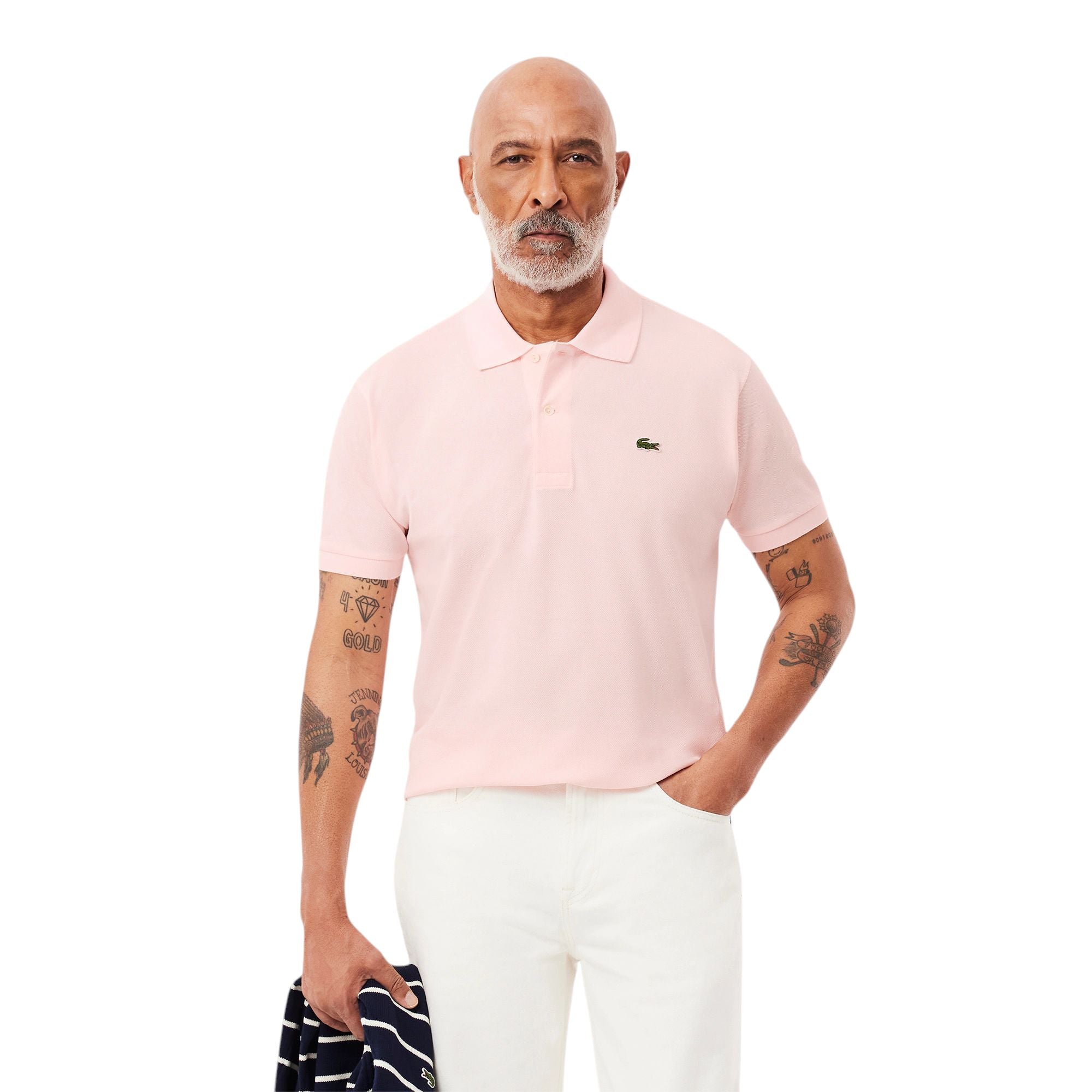 Mann Classic Fit Polo Pink Light