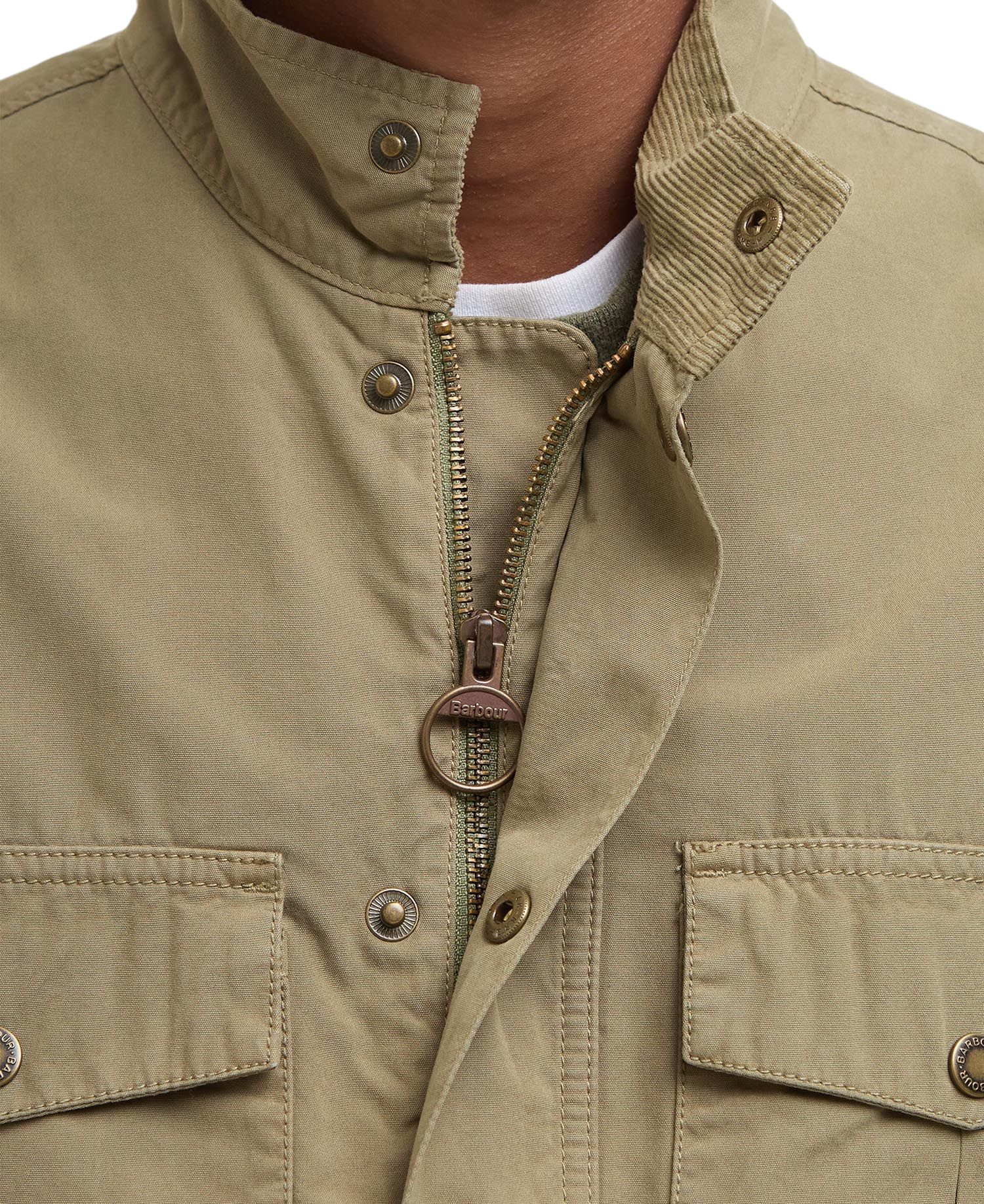 Gilet Casual Corbridge Homme Bleached Olive
