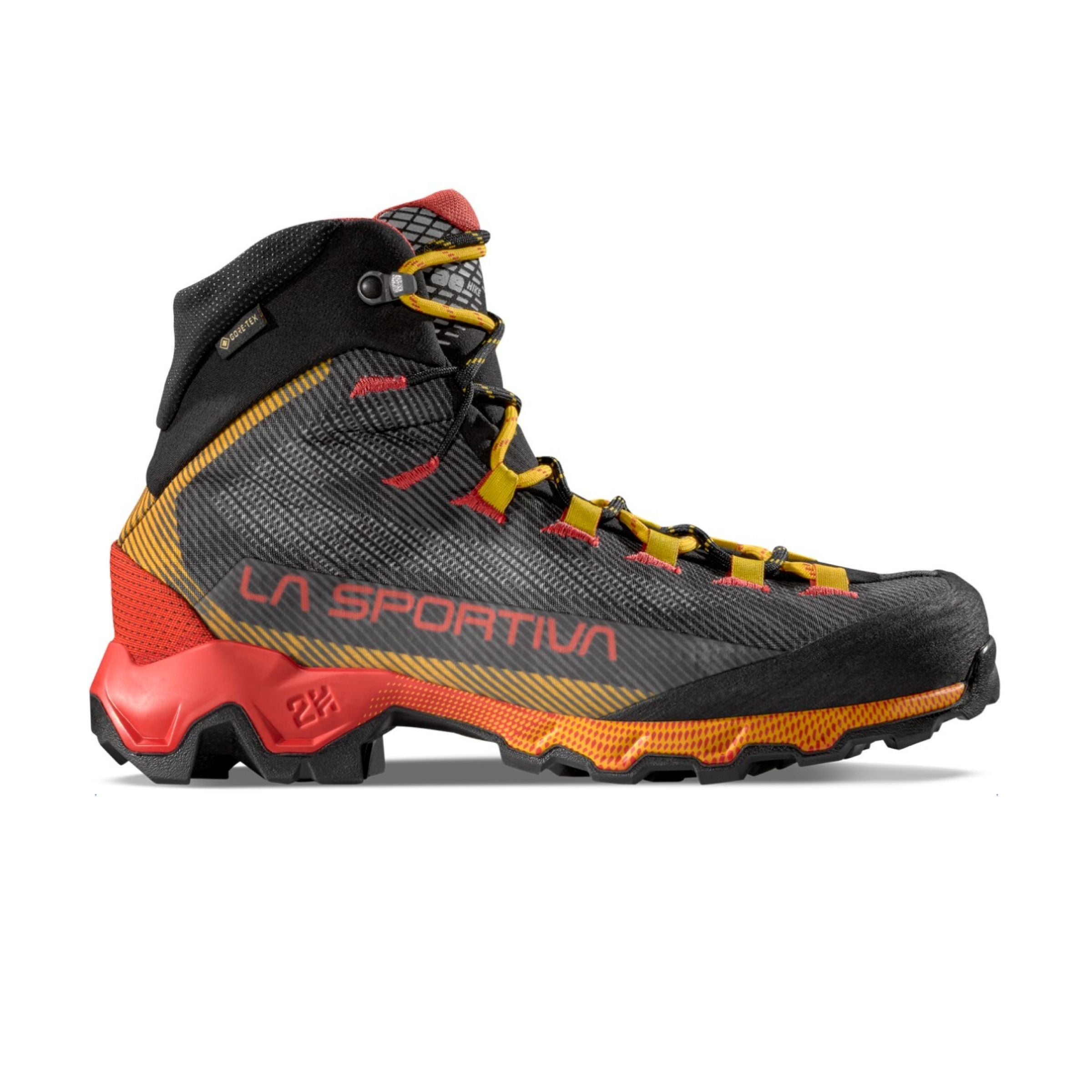 La Sportiva | Scarpe Aequilibrium Hike GTX Uomo Carbon/Yellow - Fabbrica Ski Sises