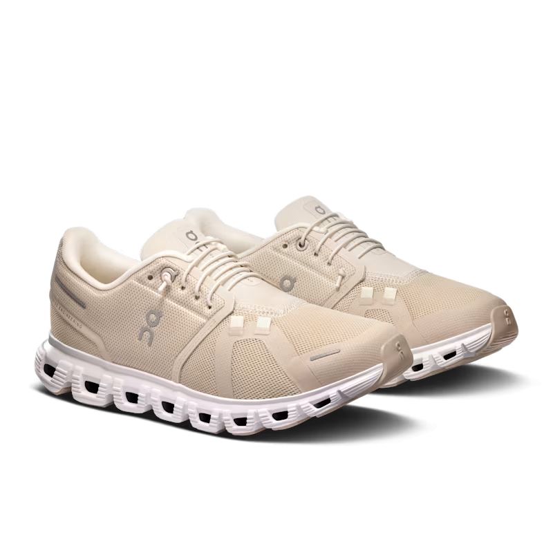 On Running | Scarpe Cloud 6 Donna Pearl/White - Fabbrica Ski Sises