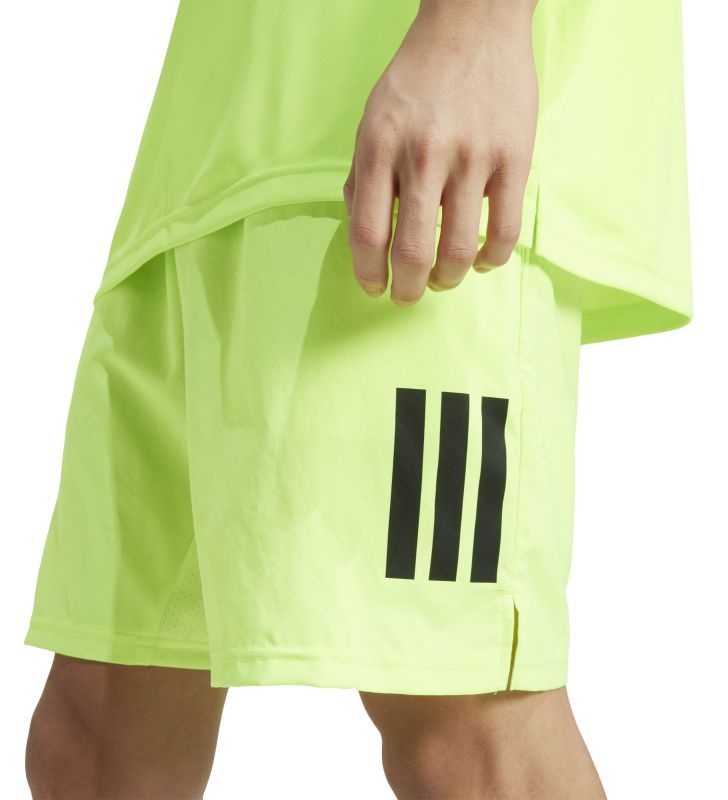 Pantalones cortos Club 3 Stripe Hombre Lucid Lemon
