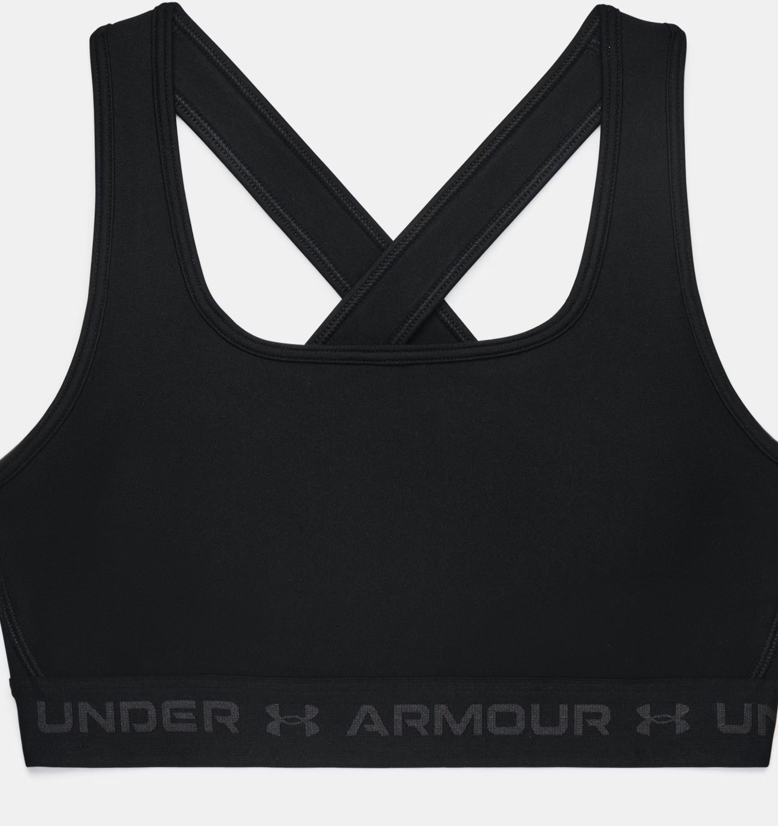 Under Armour | Top Mid Bra Donna Black/Jet Gray - Fabbrica Ski Sises