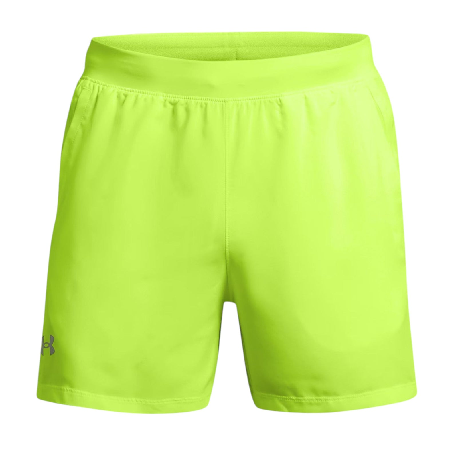 Under Armour | Pantaloncini Launch 5IN Uomo High Vis Yellow/Reflective - Fabbrica Ski Sises