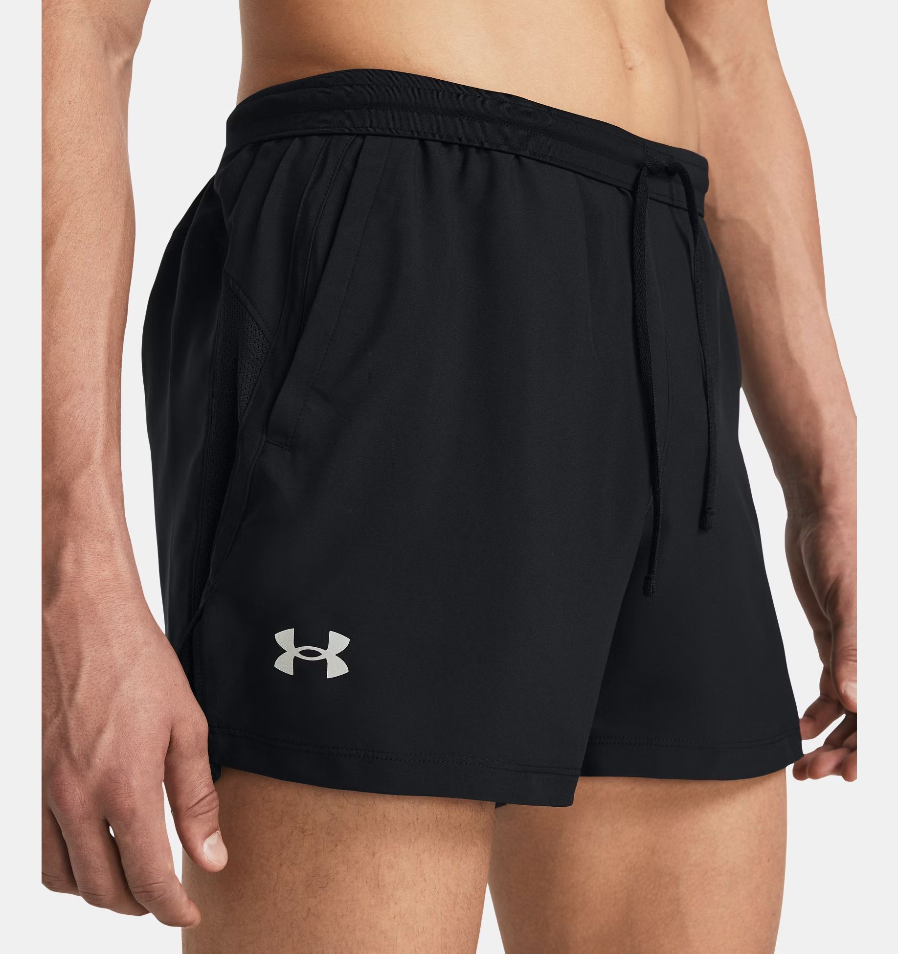 Under Armour | Pantaloncini Launch 5IN Uomo Black/Reflective - Fabbrica Ski Sises