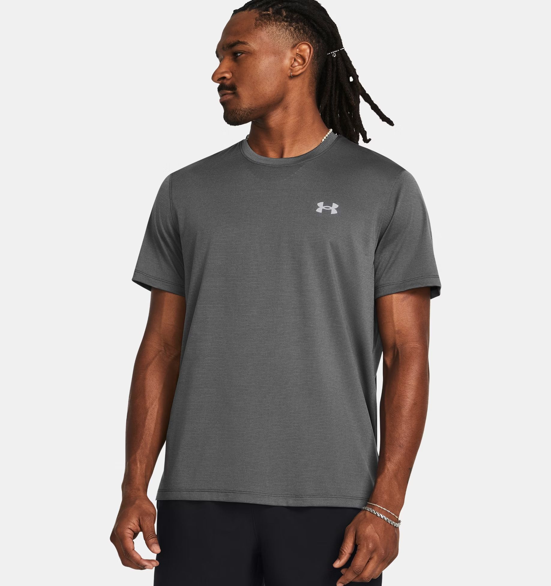 Under Armour | T-shirt Launch Uomo Castlerock/Reflective - Fabbrica Ski Sises