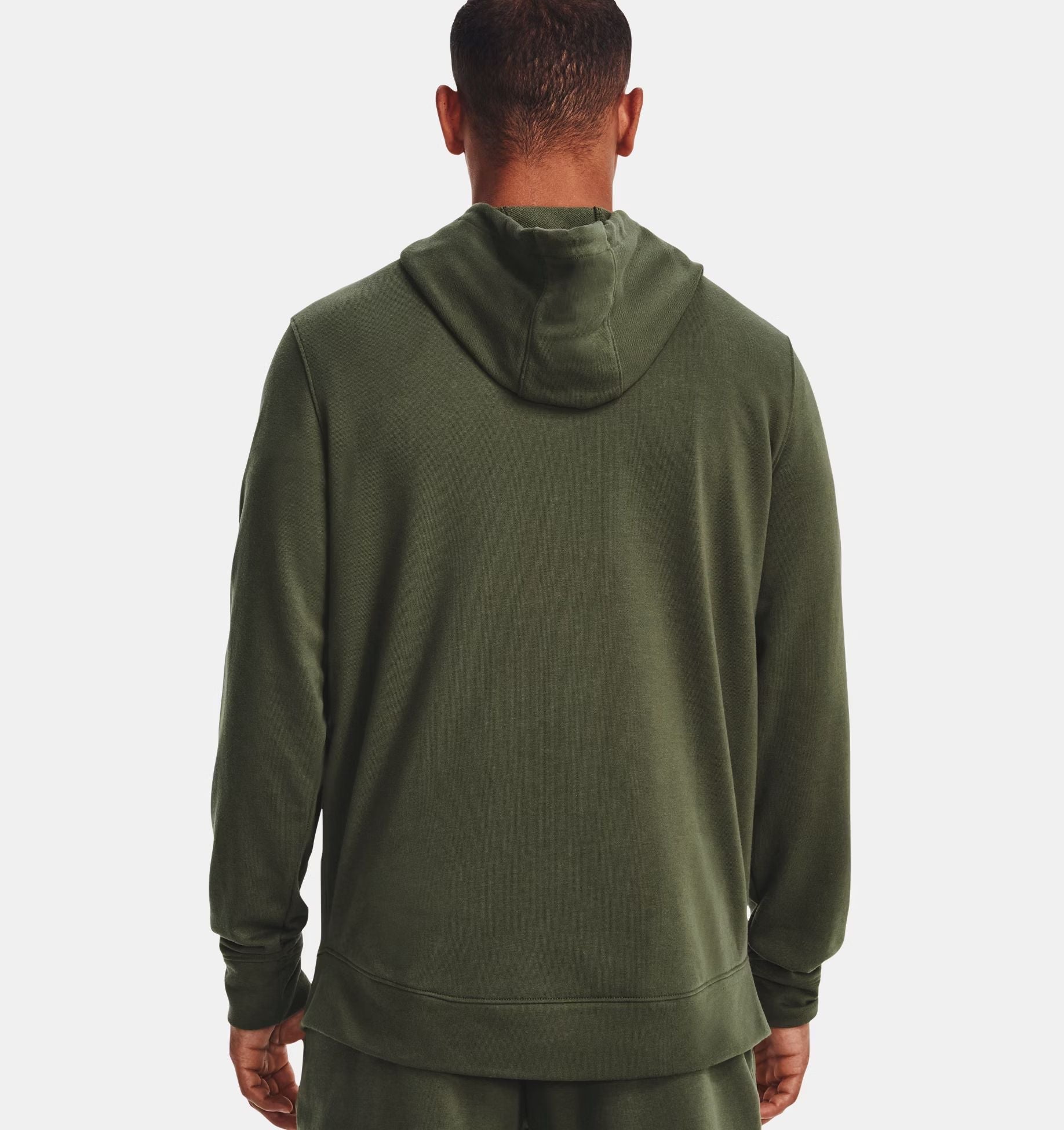 Under Armour | Maglia Rival Terry Full Zip Uomo Marine Green/Onyx White - Fabbrica Ski Sises