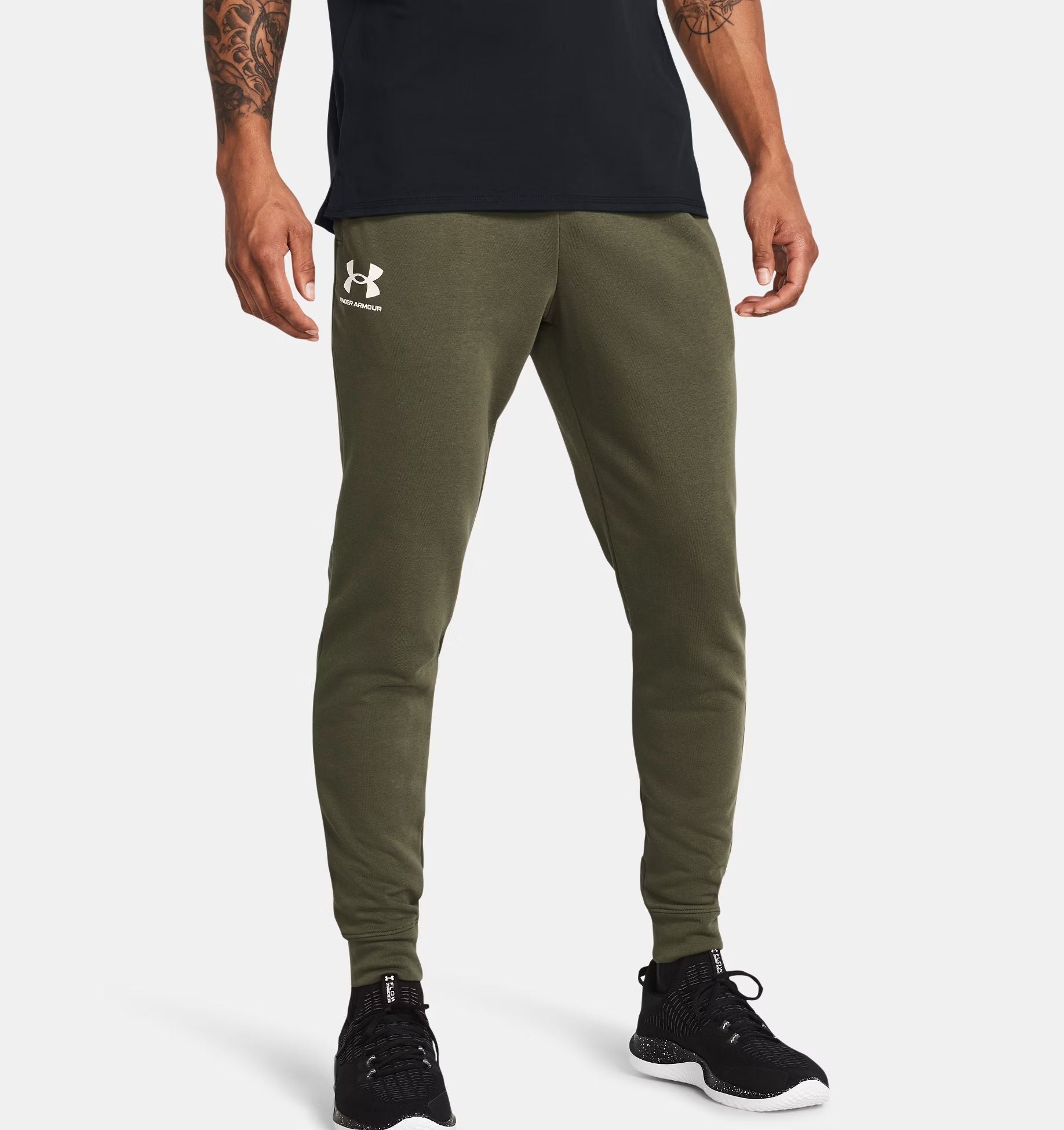 Under Armour | Pantaloni Rival Terry Uomo Marine Green/Onyx White - Fabbrica Ski Sises