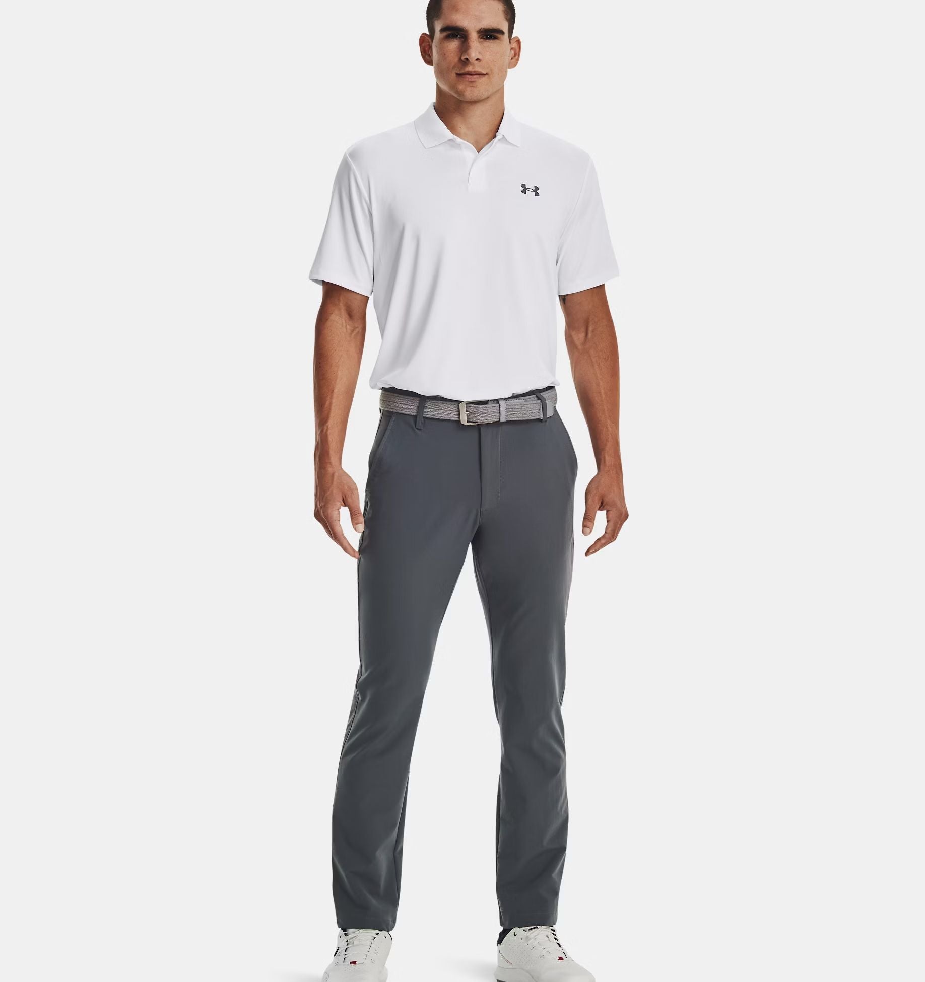 Under Armour | Polo Matchplay Uomo White/Pitch Gray - Fabbrica Ski Sises