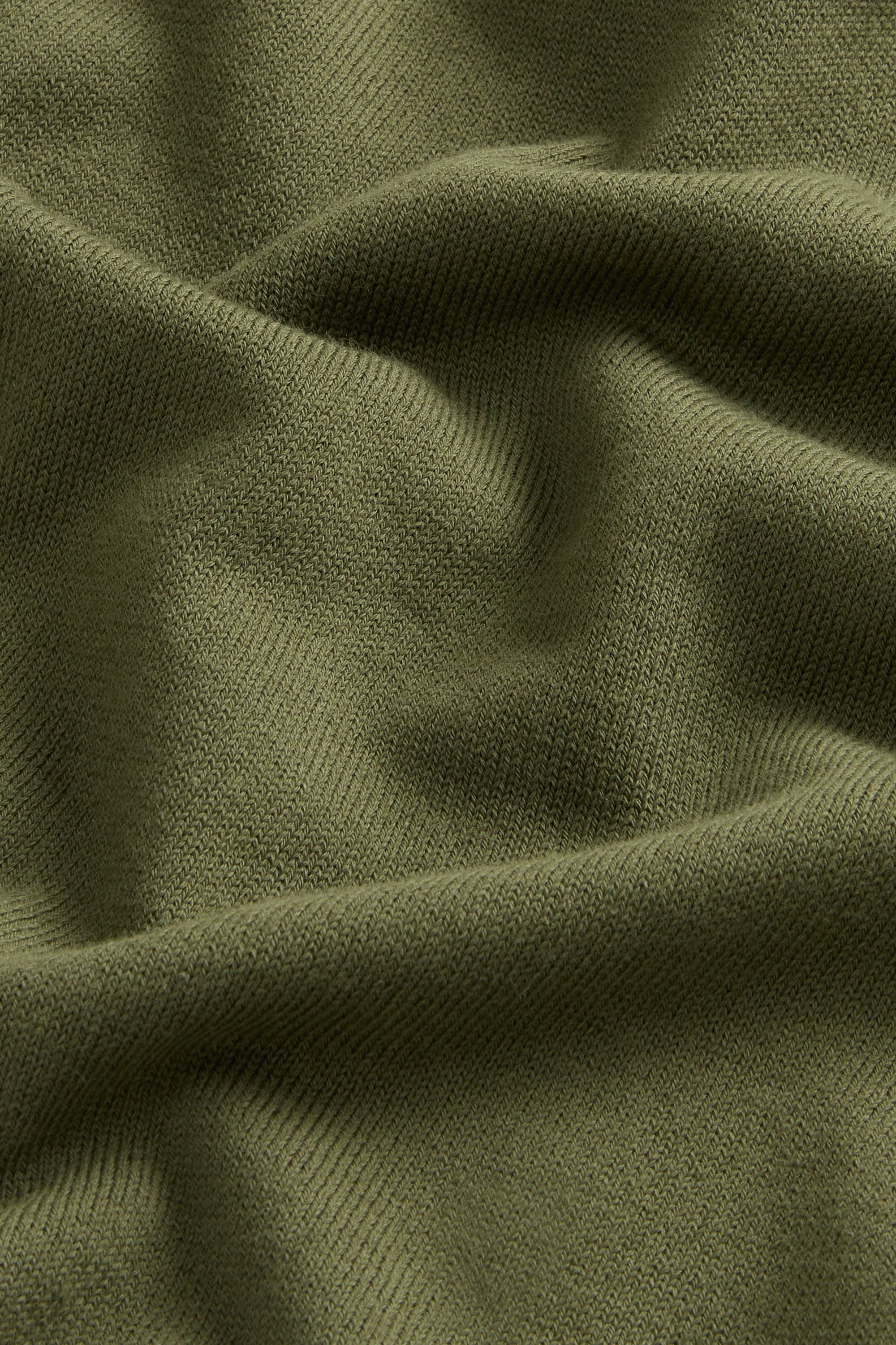 Men's Logo Cotton Sweater Greenstone