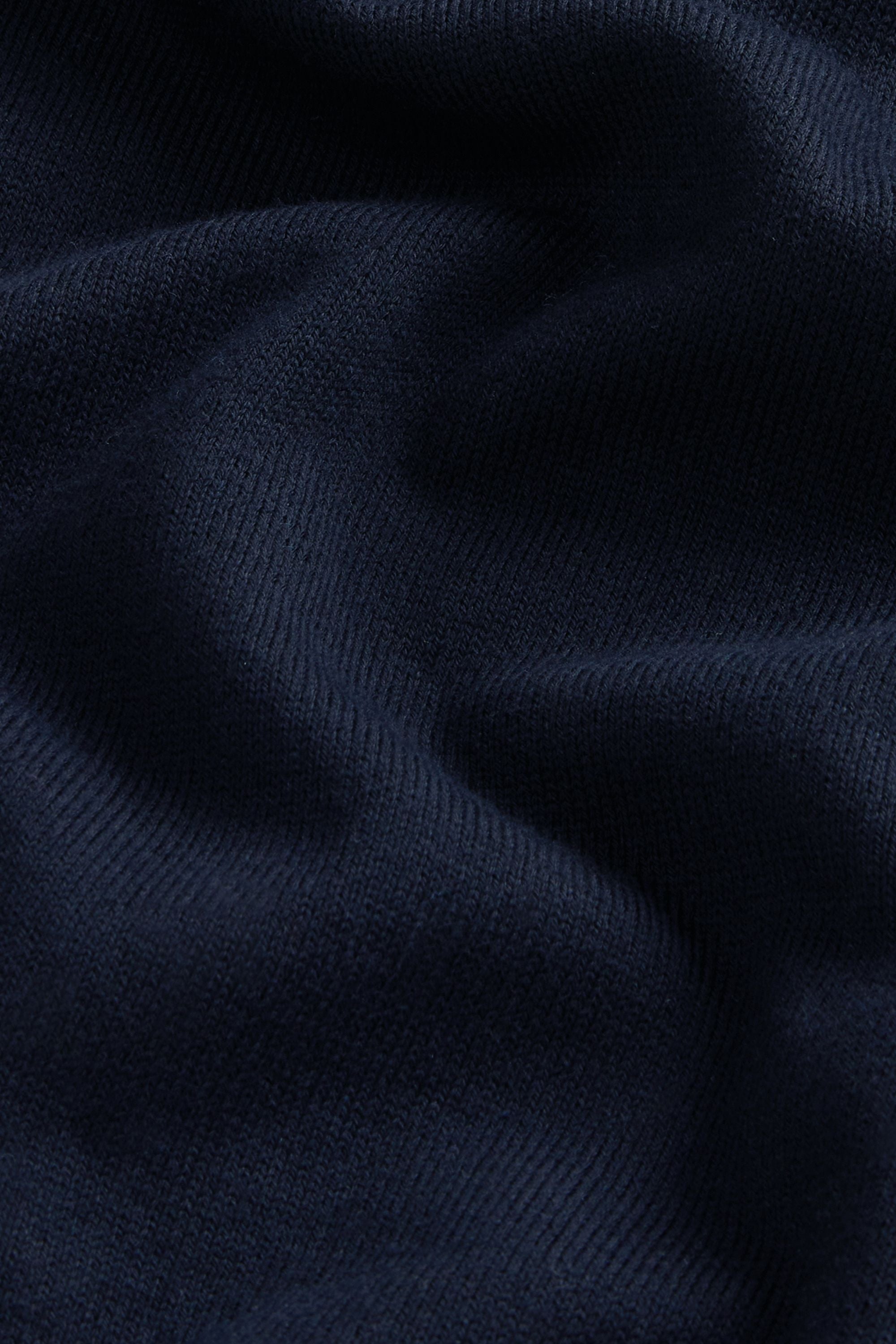 Woolrich | Maglia Logo Cotton Uomo Melton Blue - Fabbrica Ski Sises
