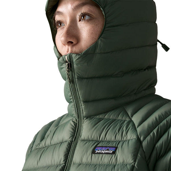 Women's Down Sweater Hoody Down Jacket Canopy Green