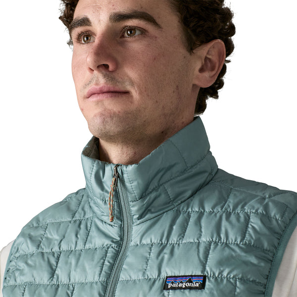 Chaleco Nano Puff Hombre Blue Sage