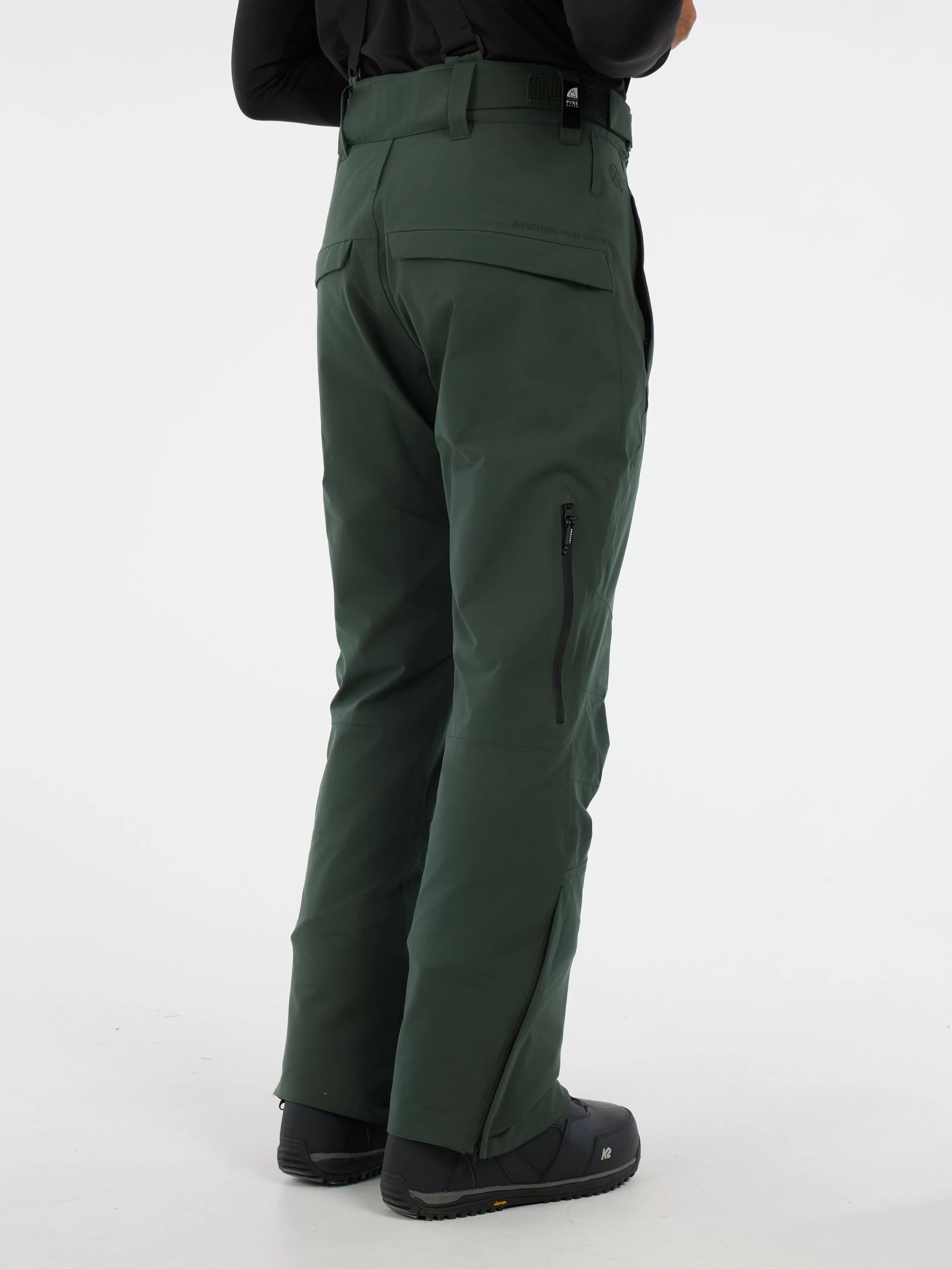 Pantaloni Mikado Uomo Kale Green