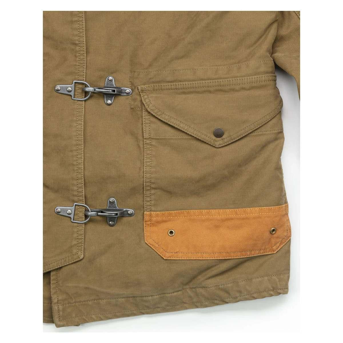 Mann Fireman Jungle Jacke Kakhi Green
