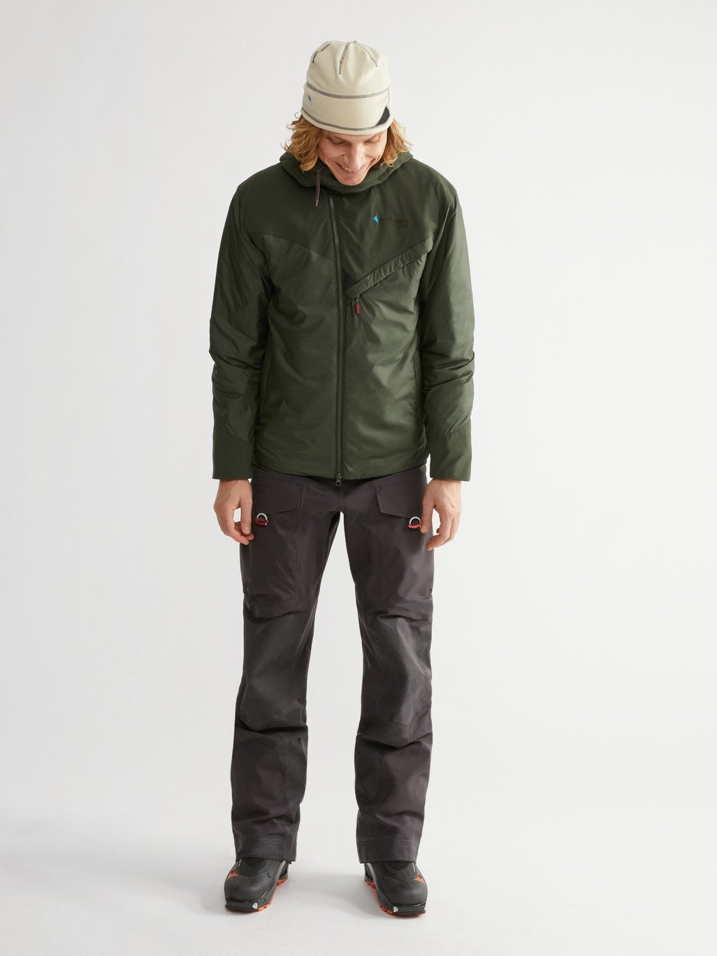 Chaqueta Urd Hood Hombre Rosin Green