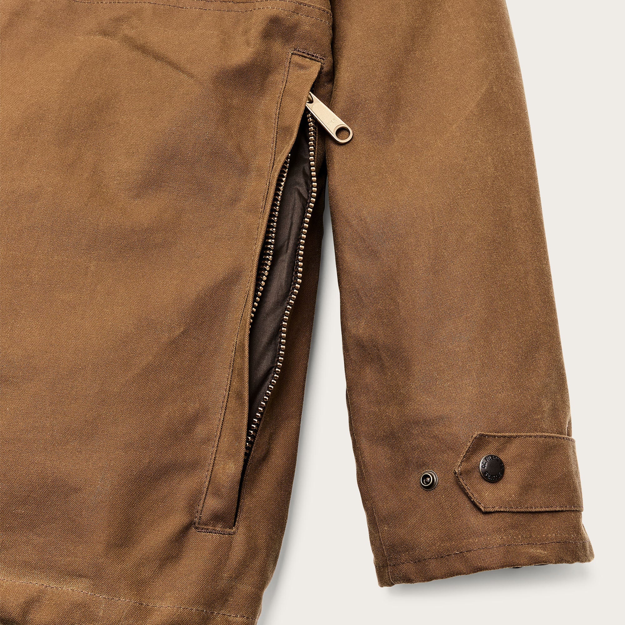 Mann Lined Tin Jacke Dark Tan