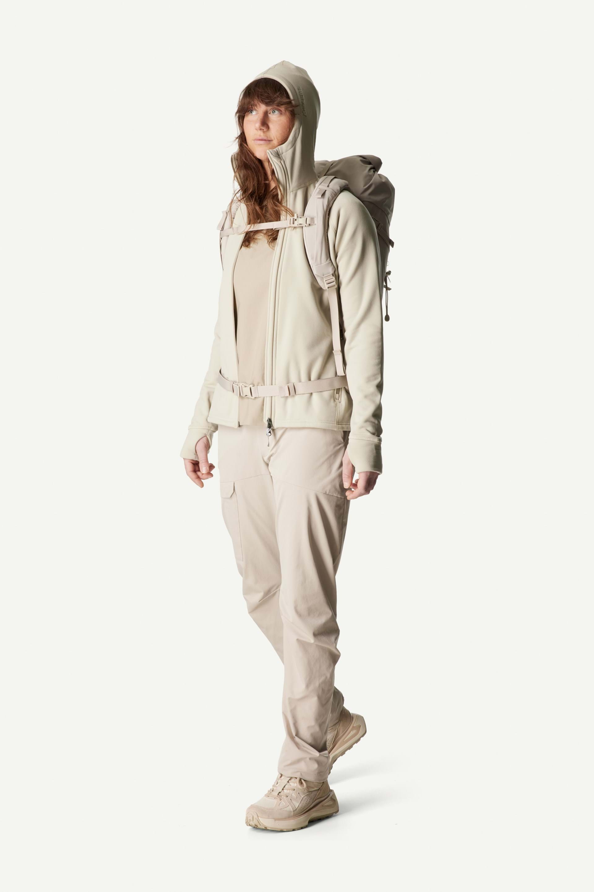 Maglia Power Houdi Donna Greenish Gray