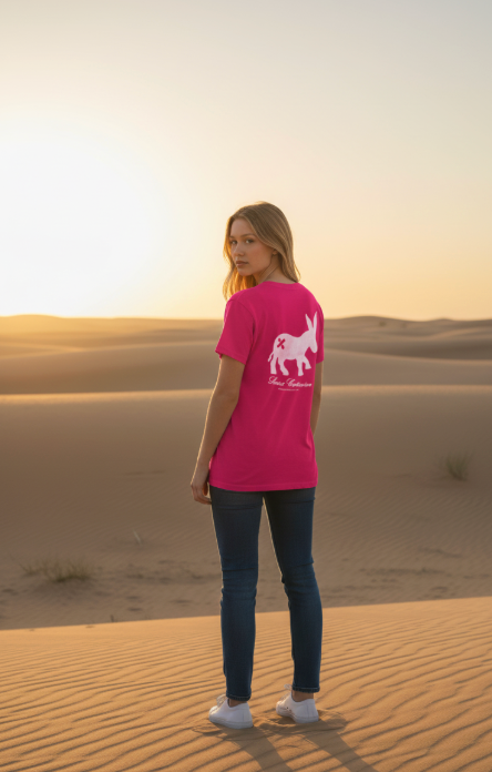 T-shirt Classic Logo Femme Electric Magenta