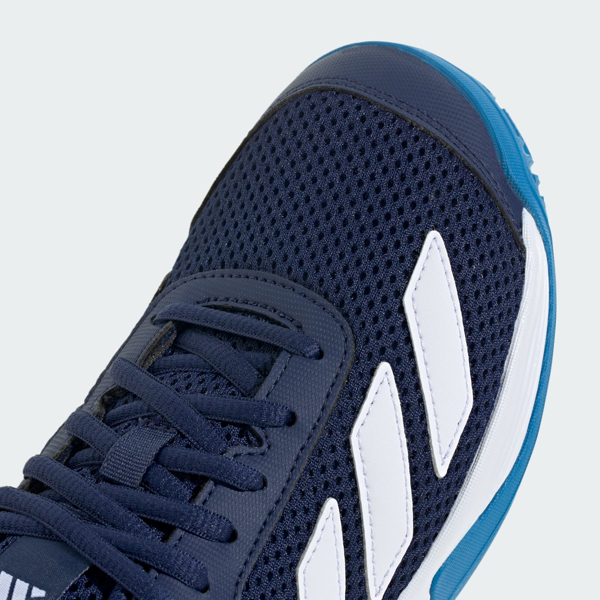 Junior Courtflash Tennis Shoes Dark Blue /Cloud White