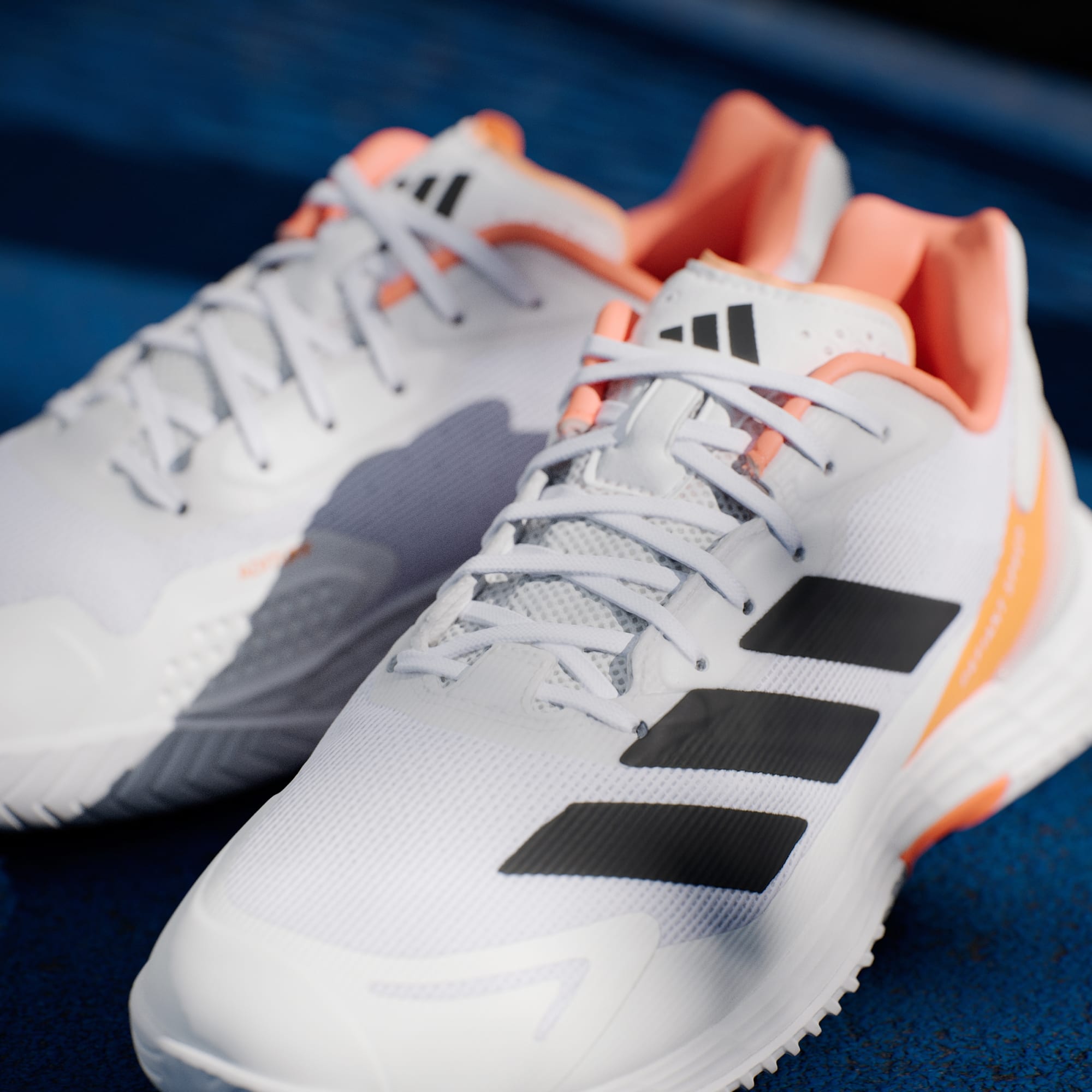 Zapatos de tenis Defiant Speed 2 Hombre Cloud White/Core Black/Lucid Orange