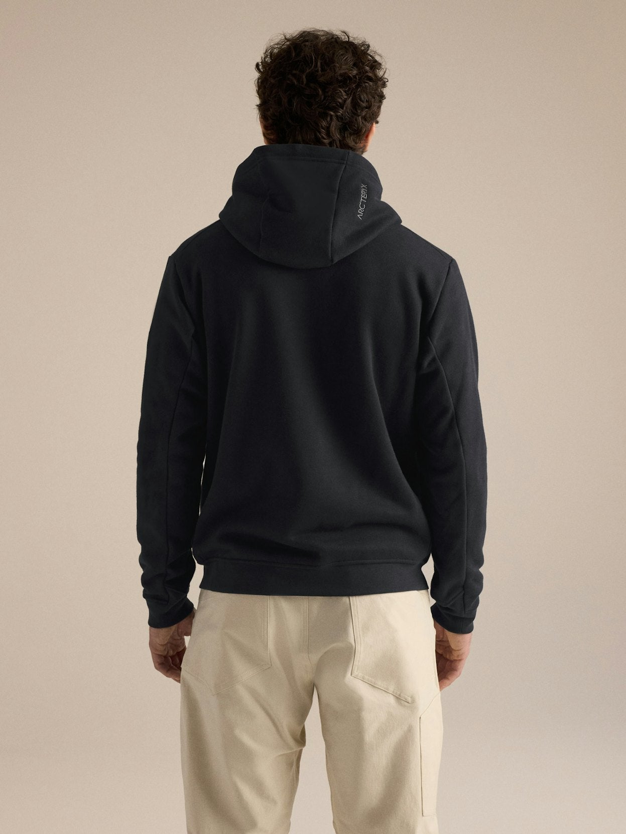 Maglia Emblem Fleece Hoody Uomo Black