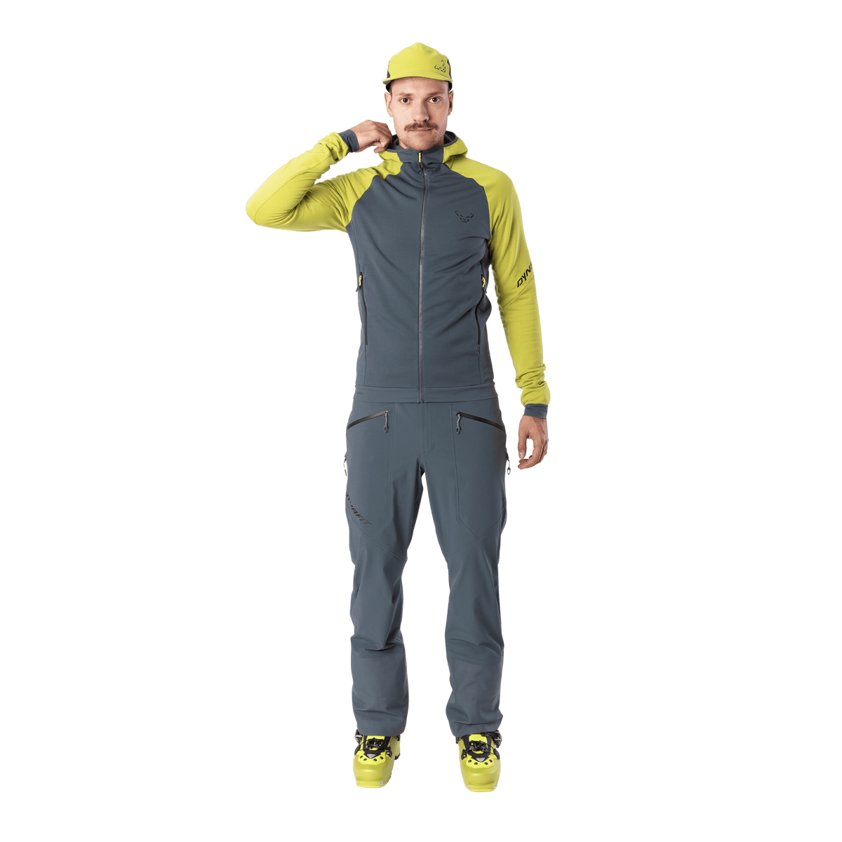 Pull Radical Polartec Hooded Homme Golden Lime