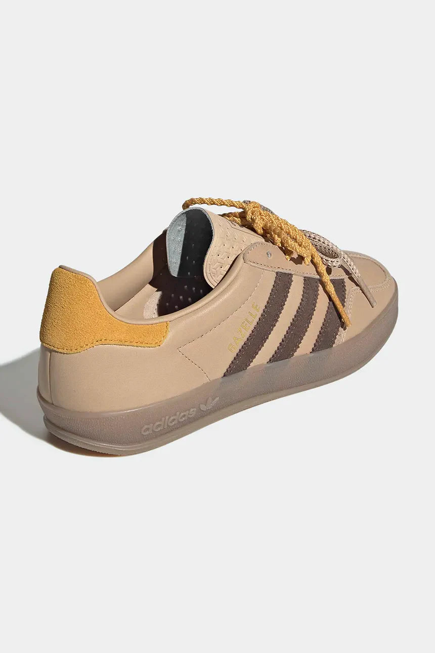 Sapatilhas Indoor Gazelle Femininas Magic Beige/Brown/Preloved Yellow