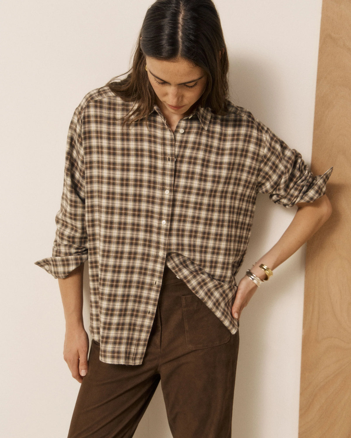 Camicia Cinema Donna Brown