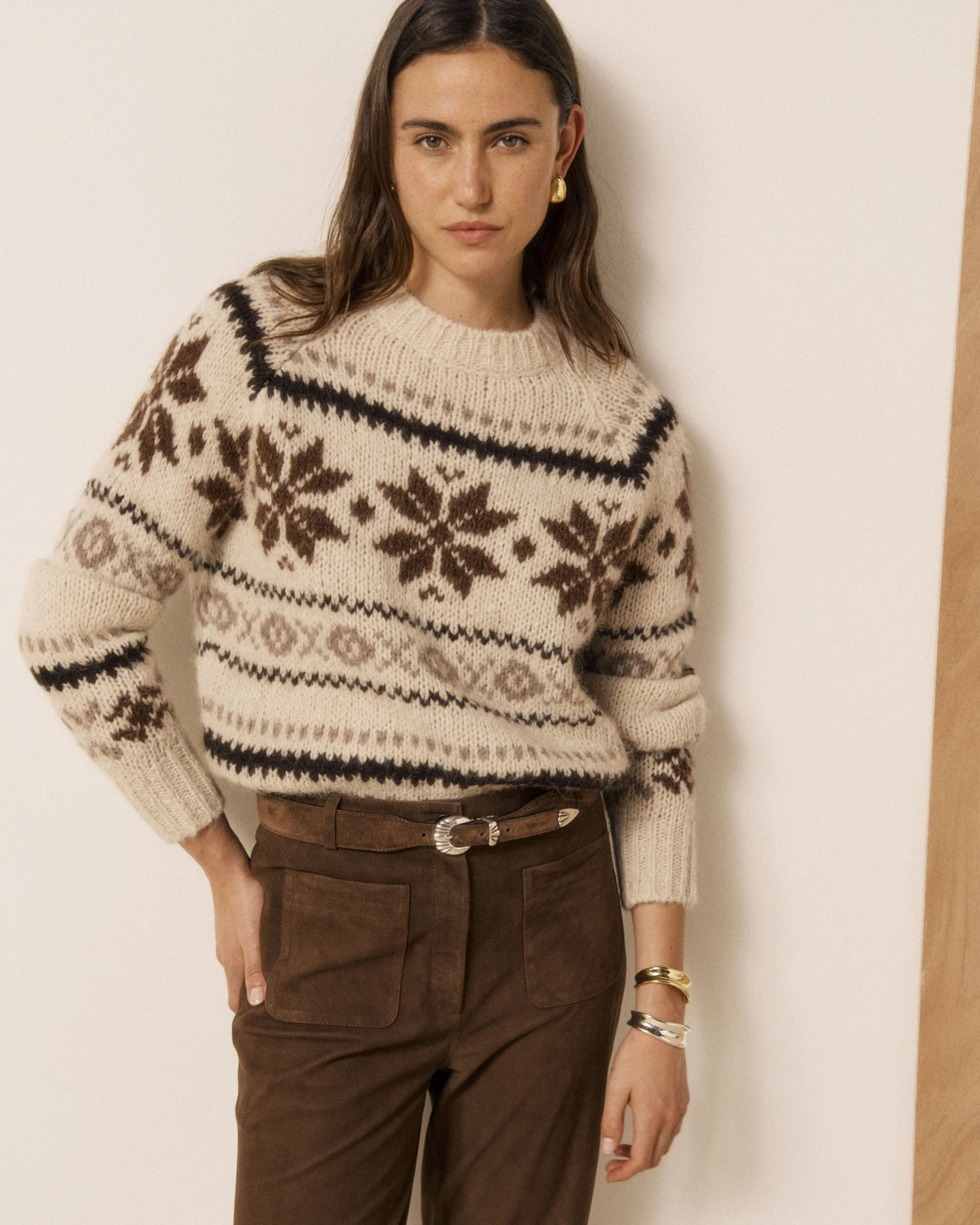 Maglia Matrye Donna Ecru