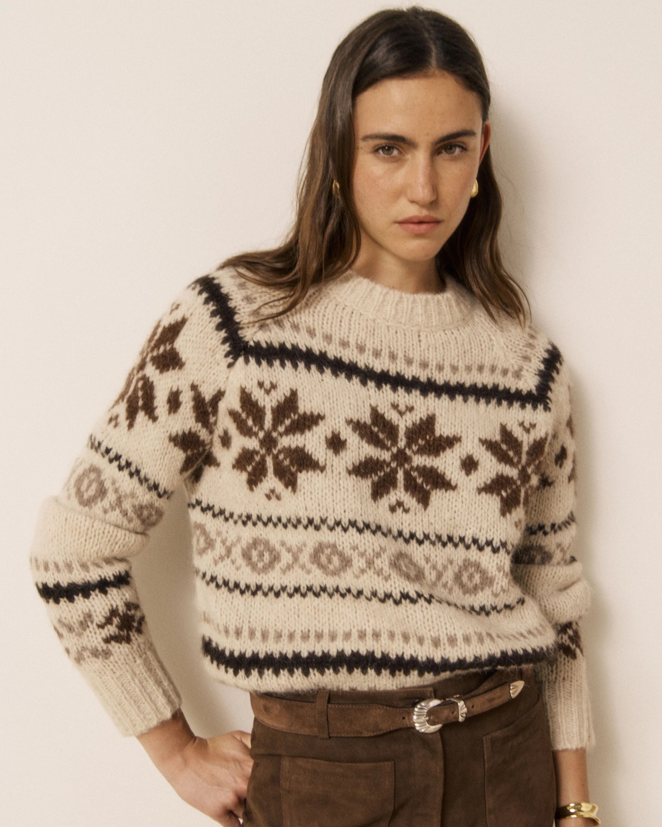 Maglia Matrye Donna Ecru