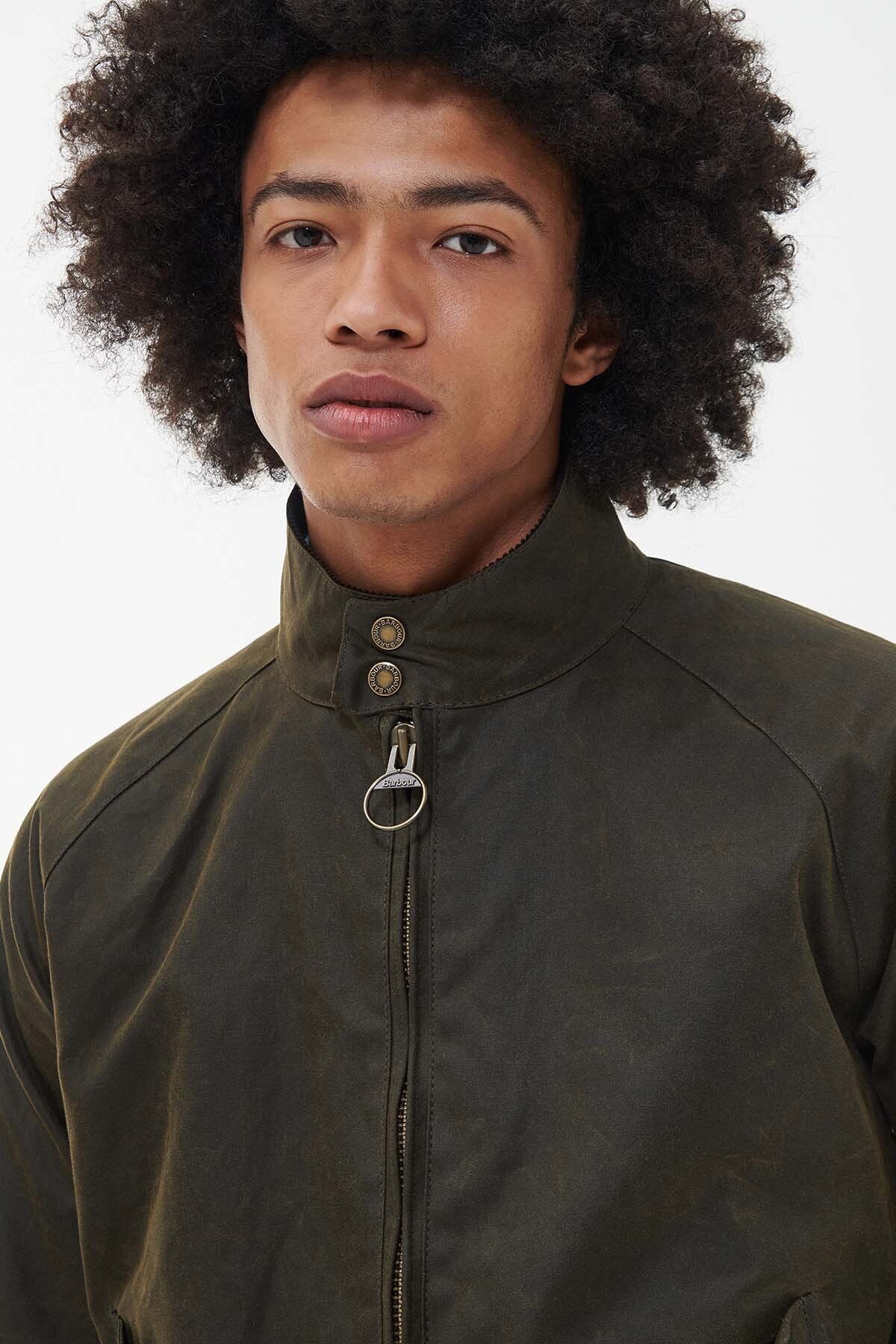 Chaqueta Porton Wax Hombre Olive