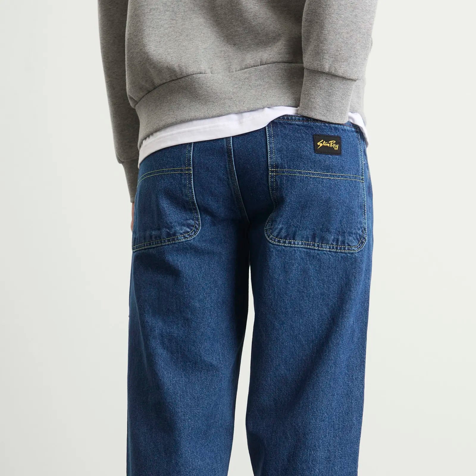 Pantalon Wide 5 Homme Dark Rinse