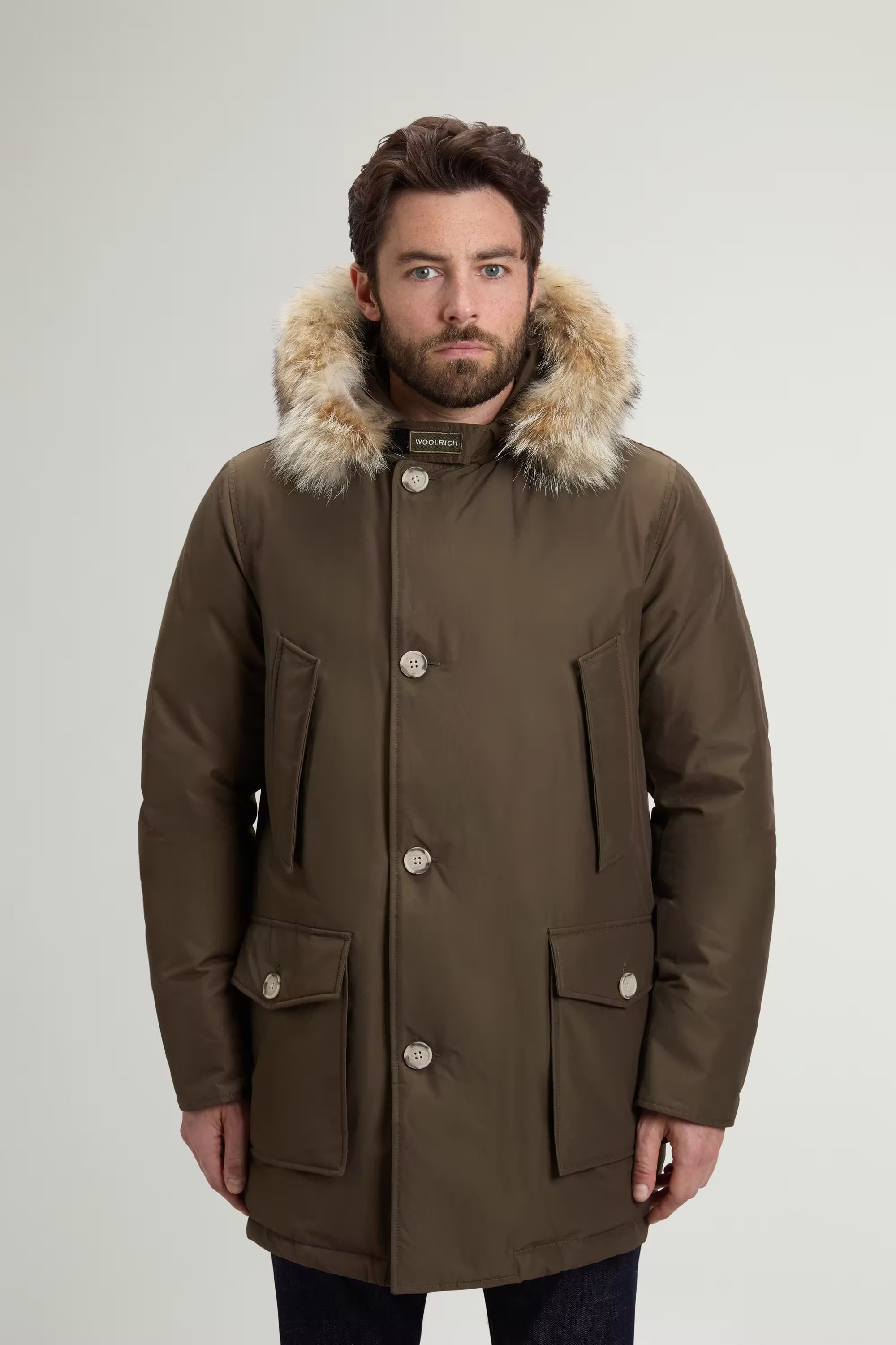 Giacca Arctic Detachable Fur Uomo Dark Green