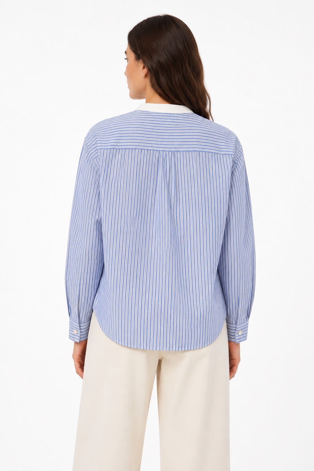 Camicia 185 Donna Navy Stripe