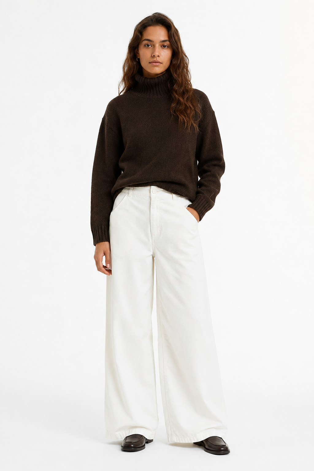 Pantaloni 445 Donna Latte