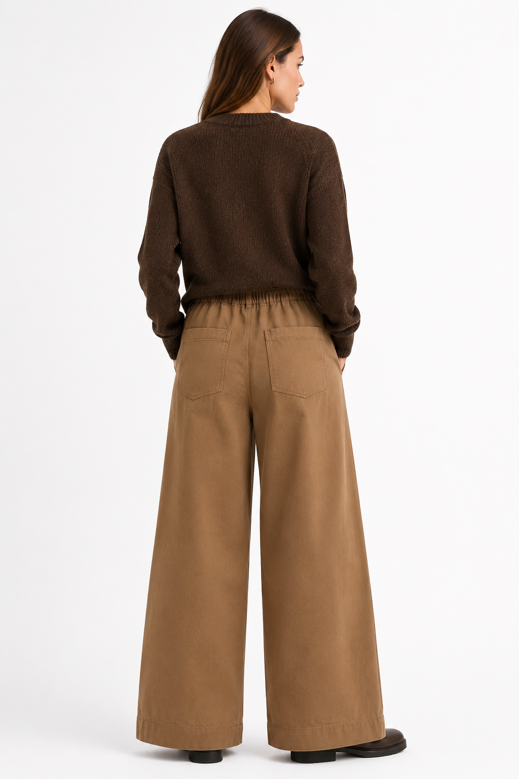 Pantaloni 475 Donna Castagna