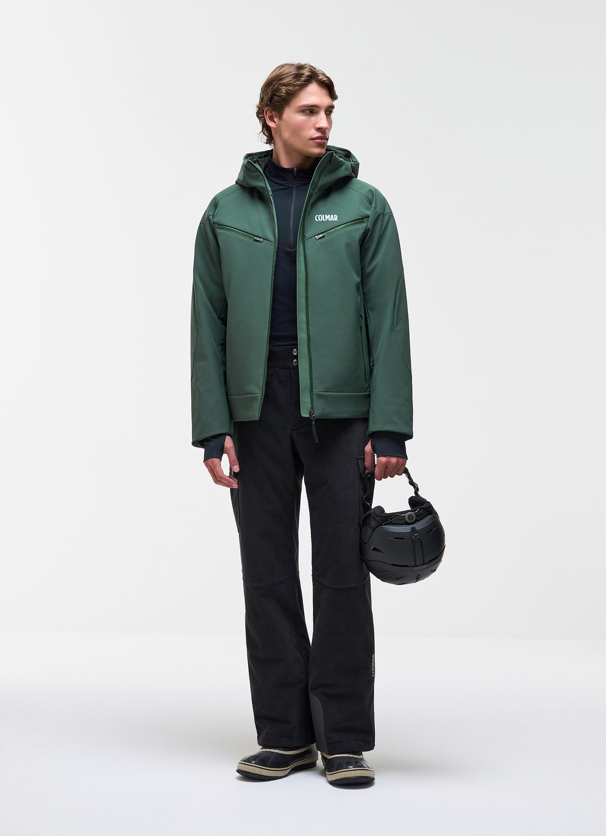 Giacca Softshell Stretch Uomo Green Hunter
