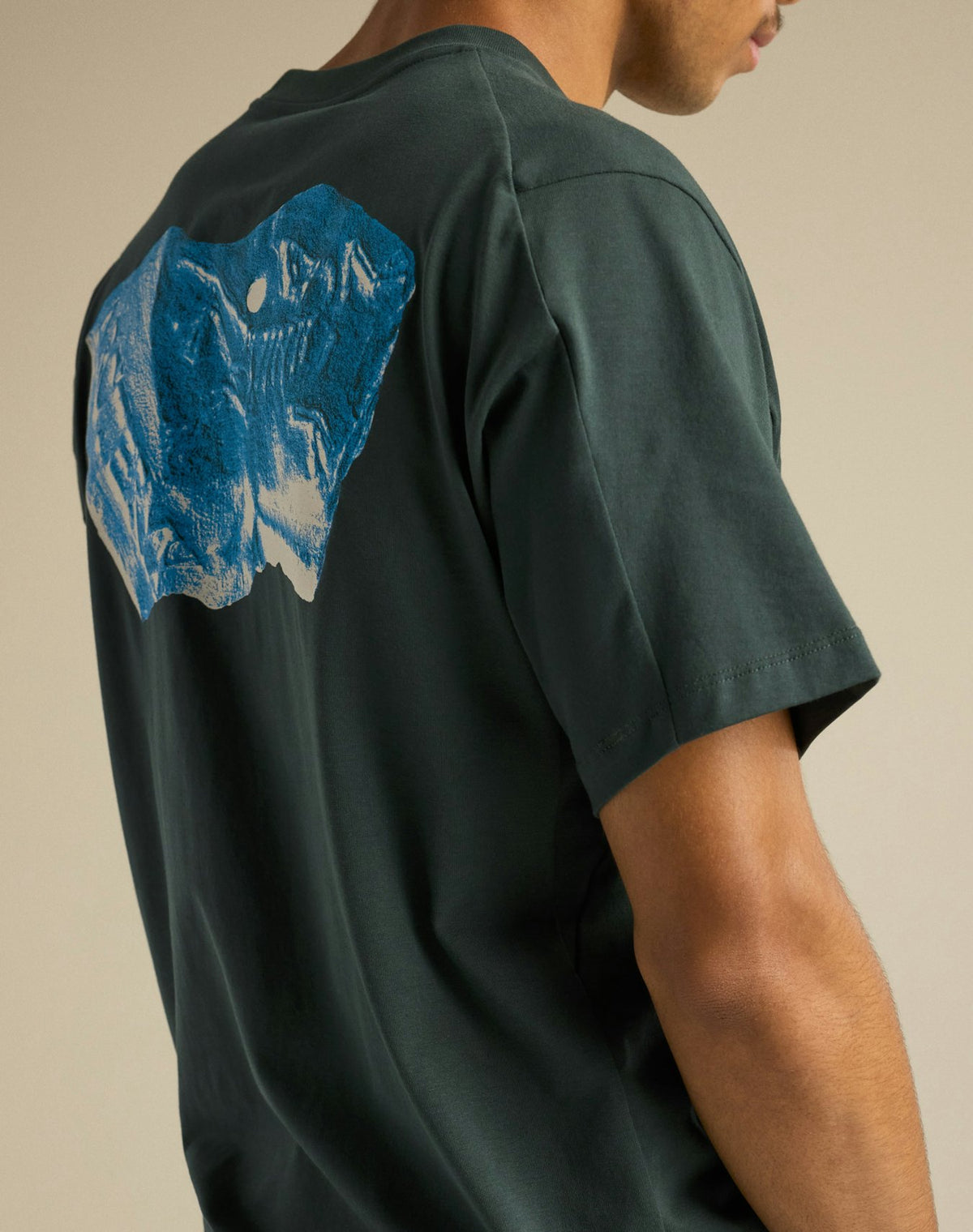 T-shirt Kragg SL Cotton Jug Homme Dark Jade/Aqua