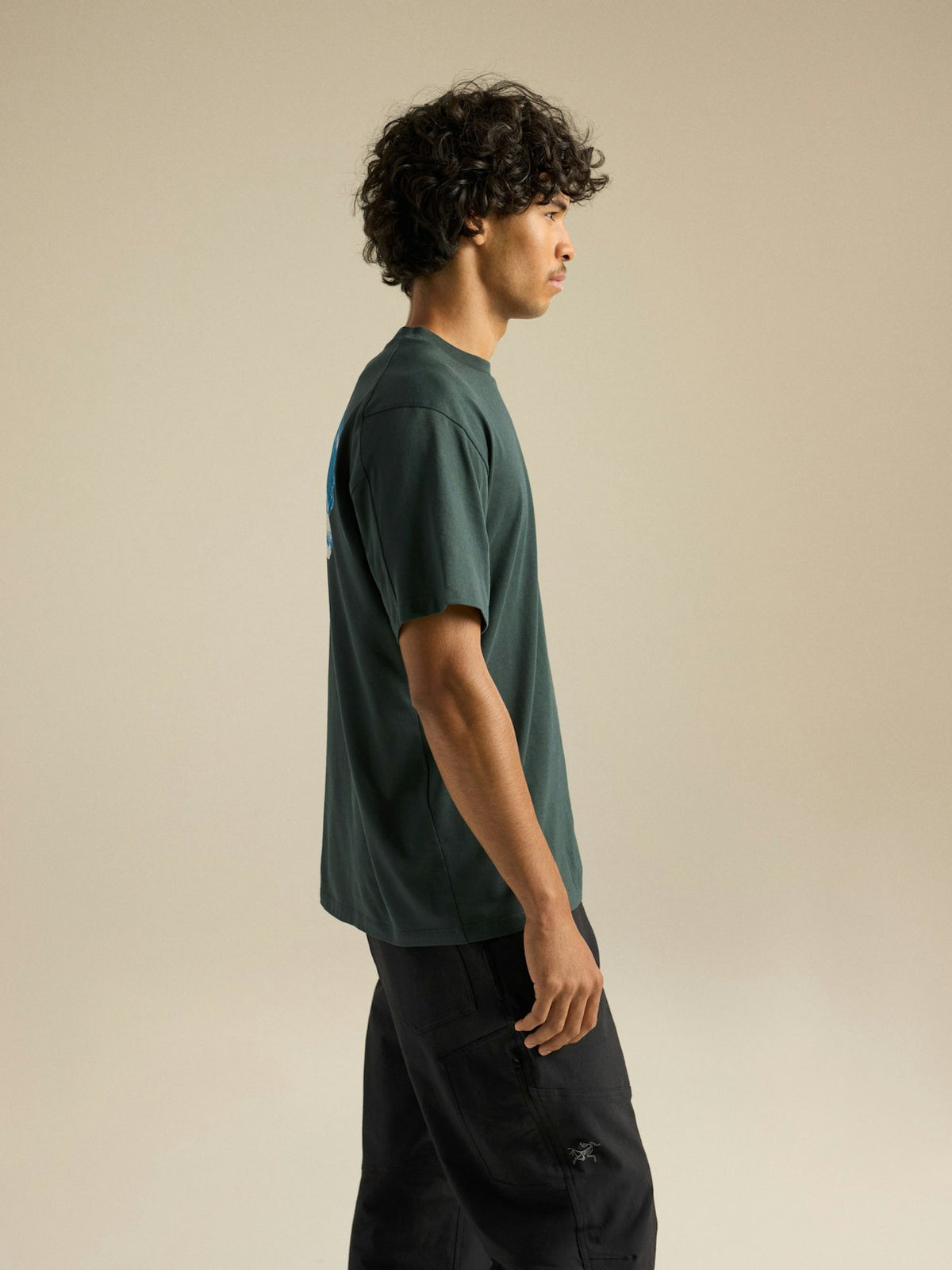 T-shirt Kragg SL Cotton Jug Homme Dark Jade/Aqua