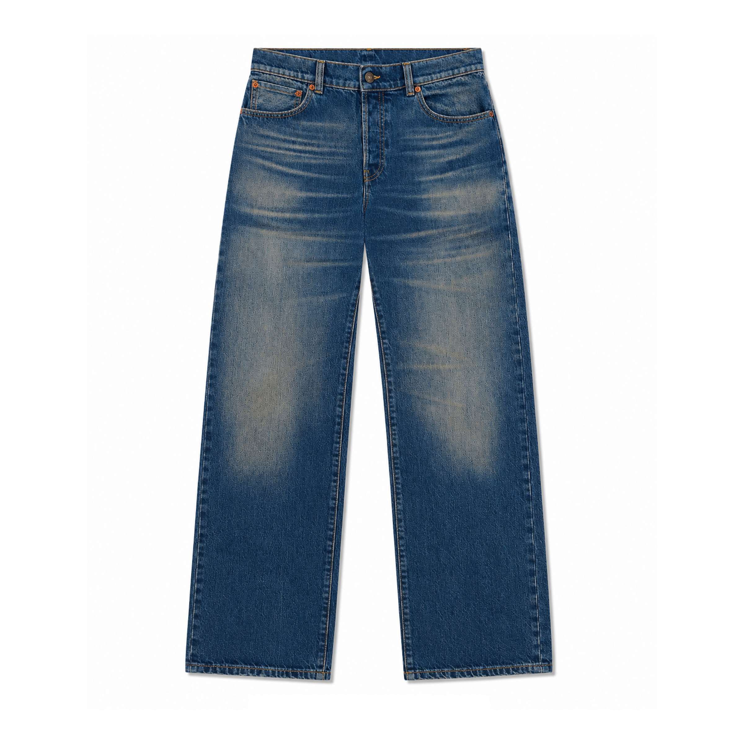 Pantaloni 18 Donna Worn In Mid Blue