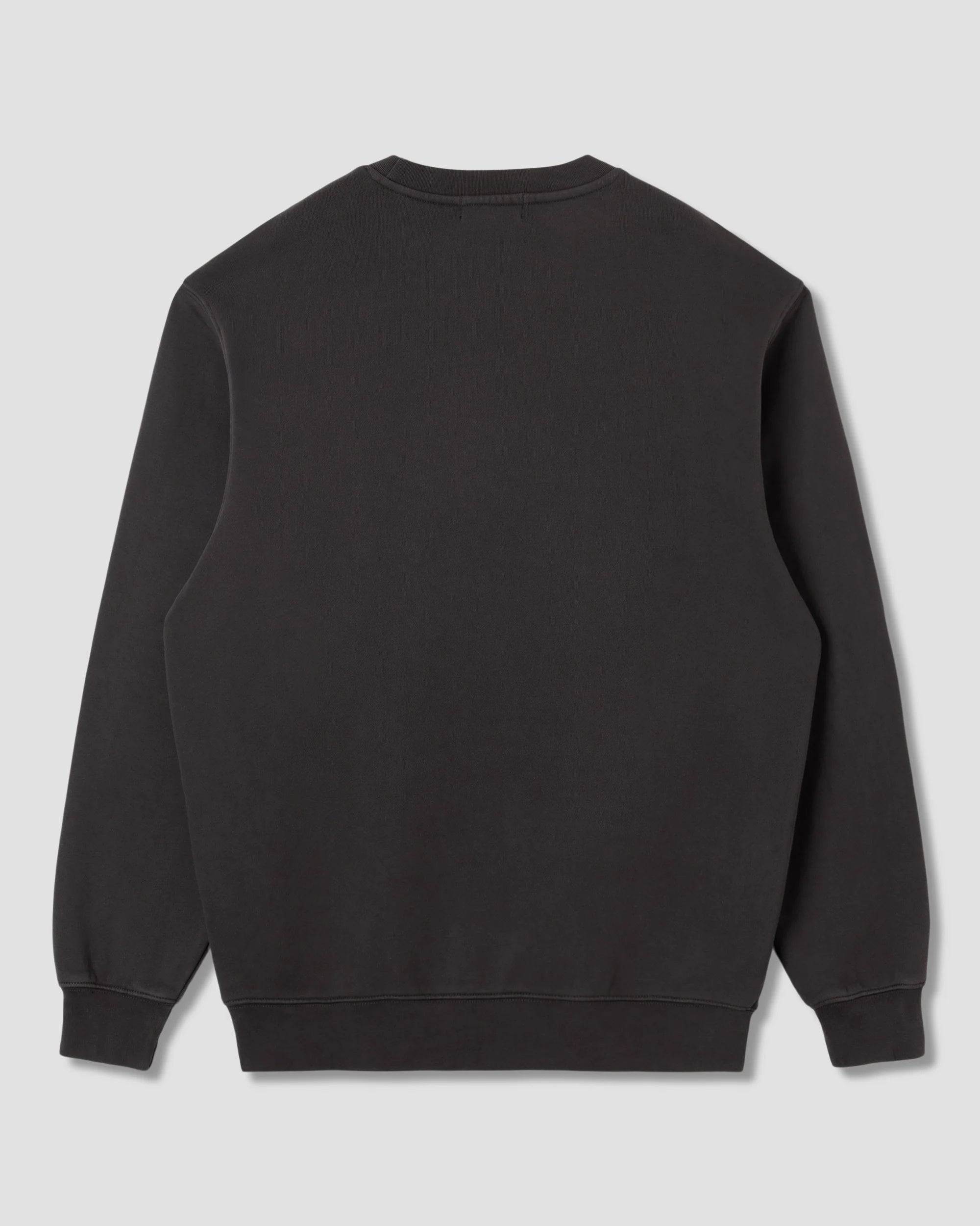 Men's Patch Crew Sweatshirt Raven Black