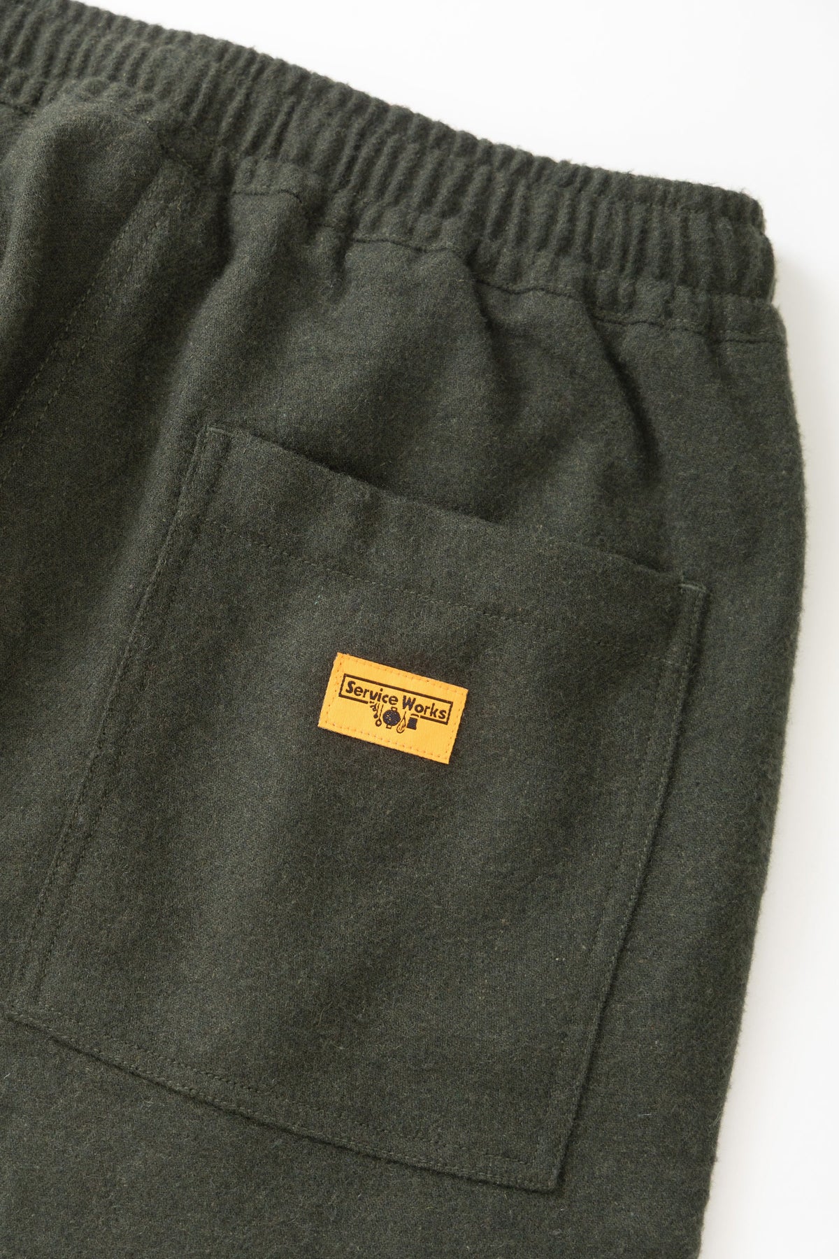 Mann Flannel Chef Hose Forest