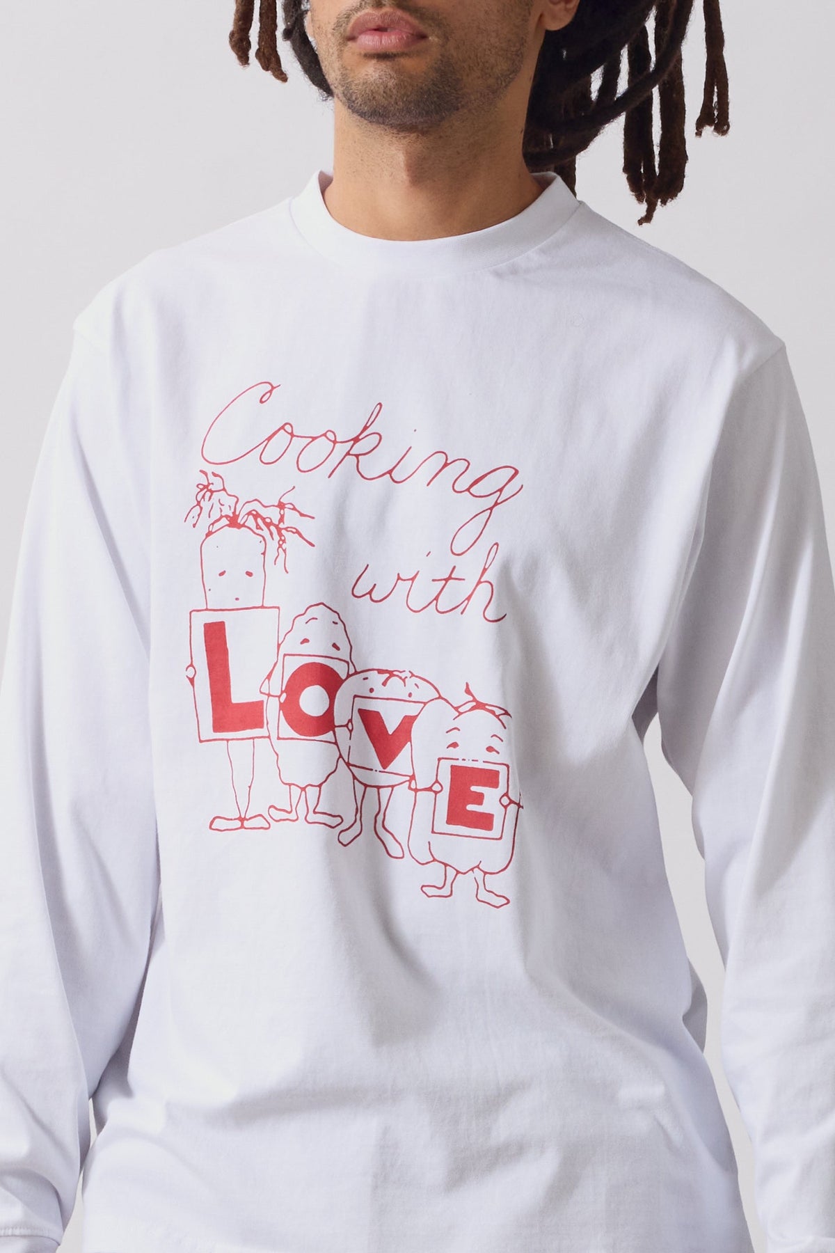 T-shirt Love Uomo White