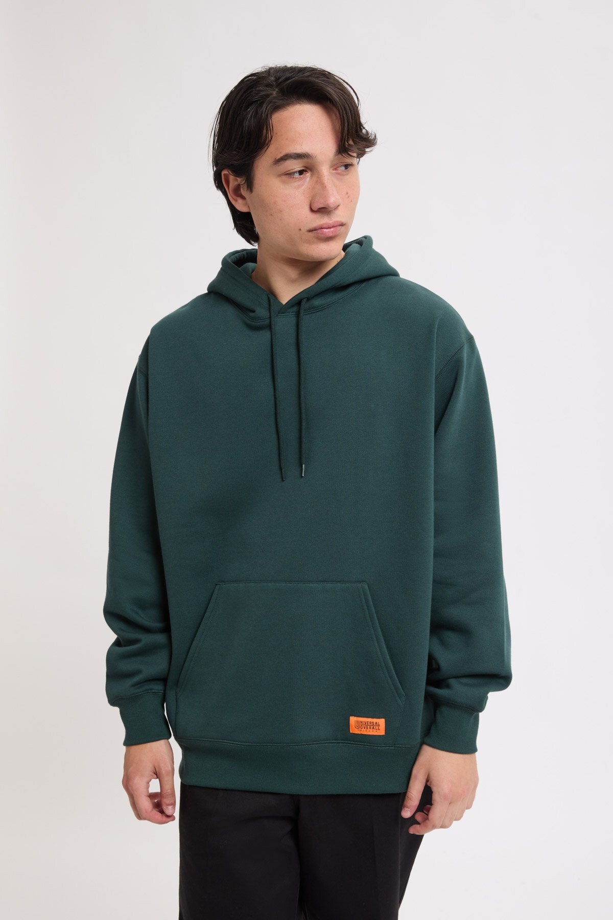 Maglia Sweat Hoodie Uomo Dark Green