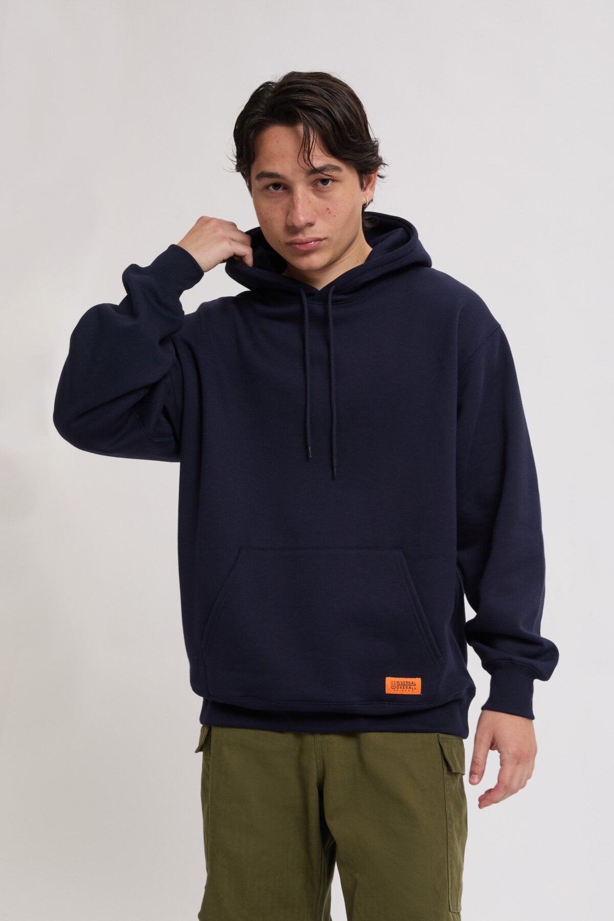 Maglia Sweat Hoodie Uomo Navy