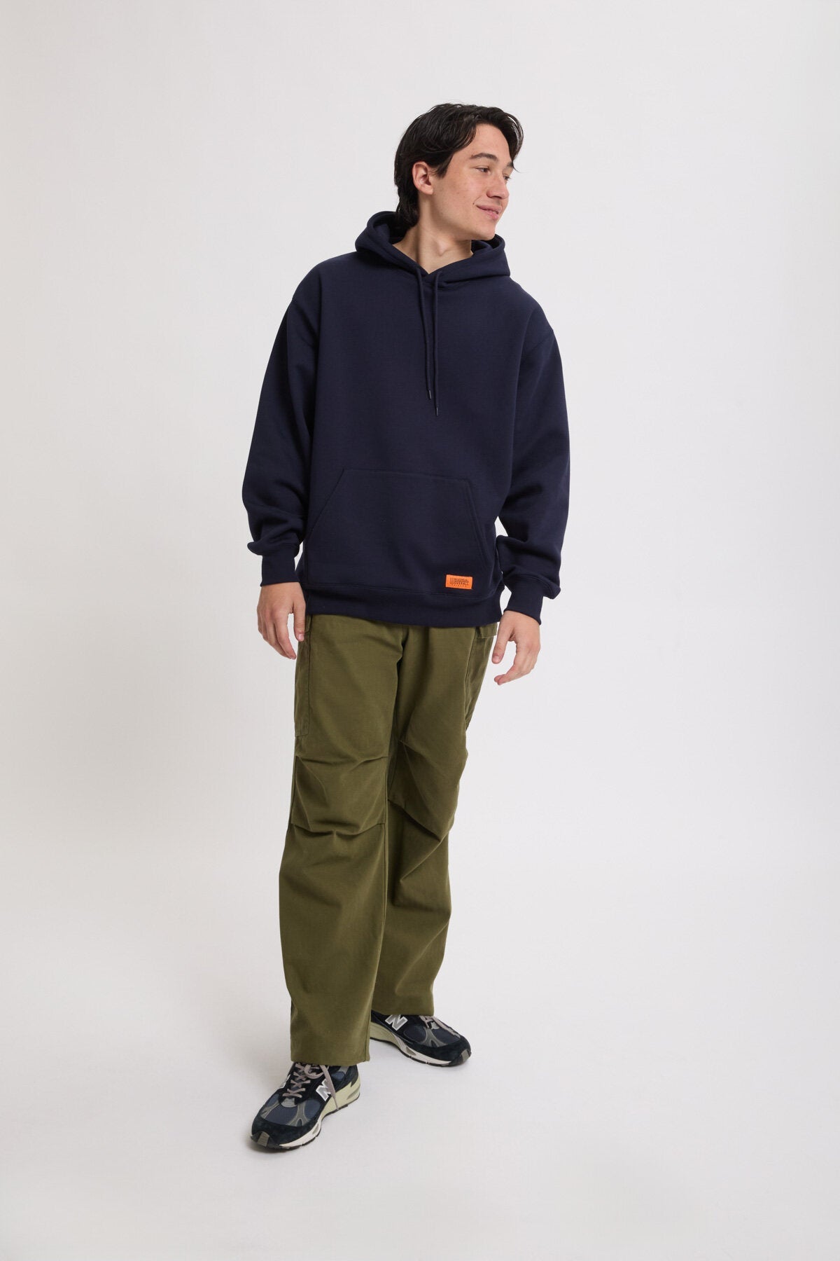 Maglia Sweat Hoodie Uomo Navy