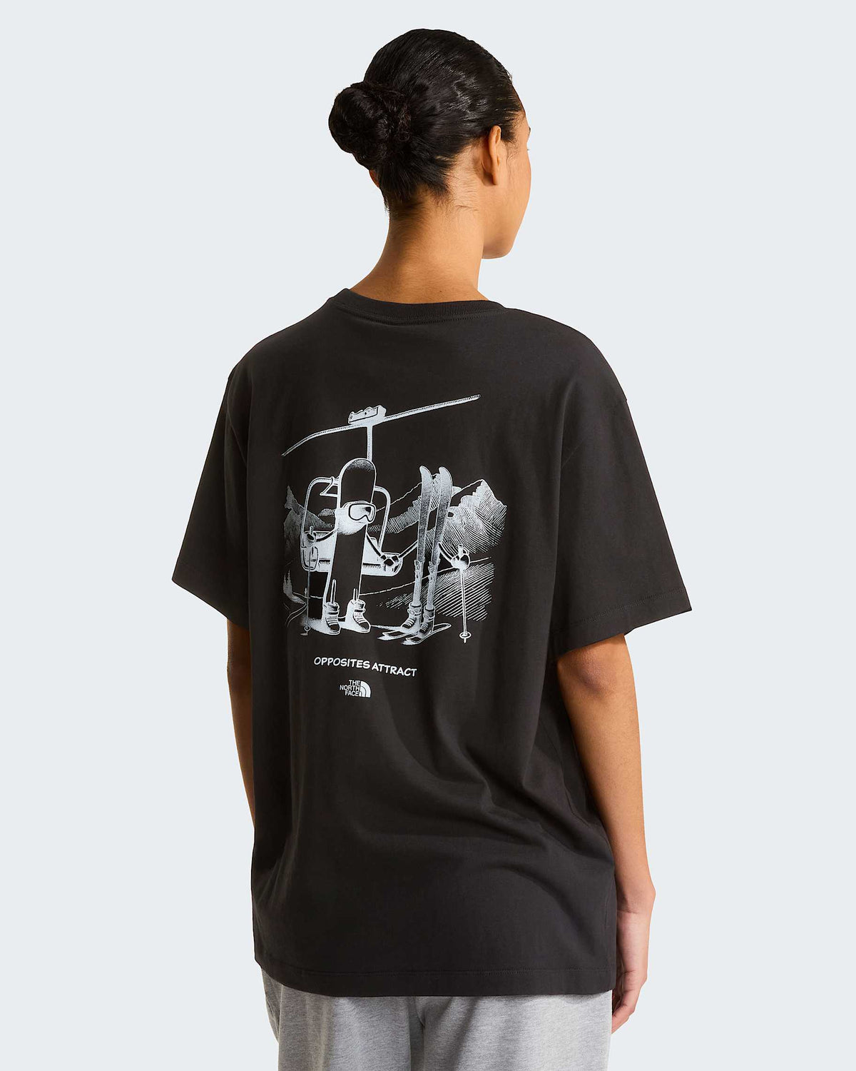 T-shirt Opposites Attract Relaxed Black
