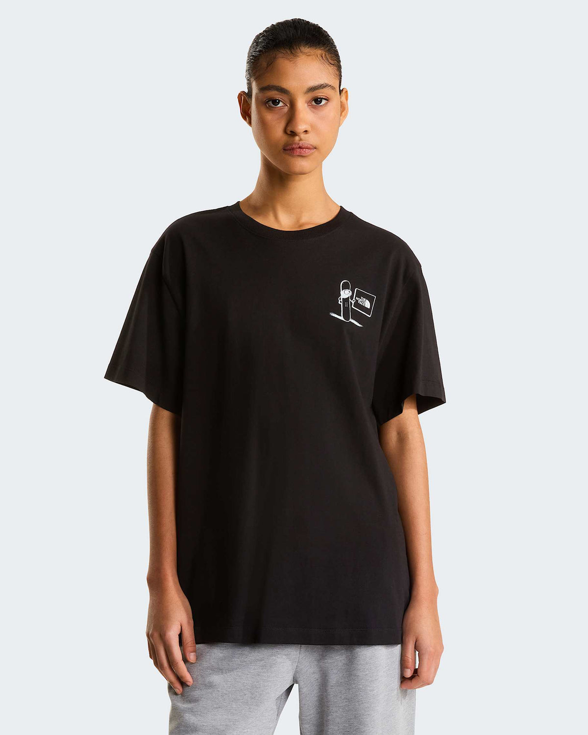 T-shirt Opposites Attract Relaxed Black